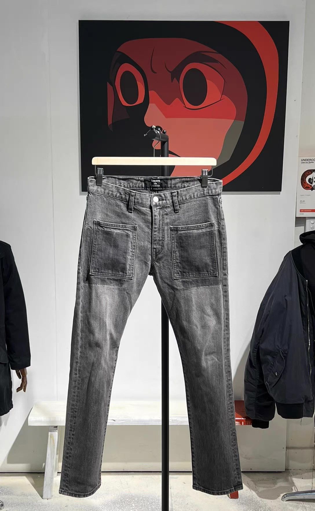 Maison Margiela CABANE de zucca Two-Tone Washed Denim Jeans Q13 Size US 34 / EU 50 - 1 Thumbnail