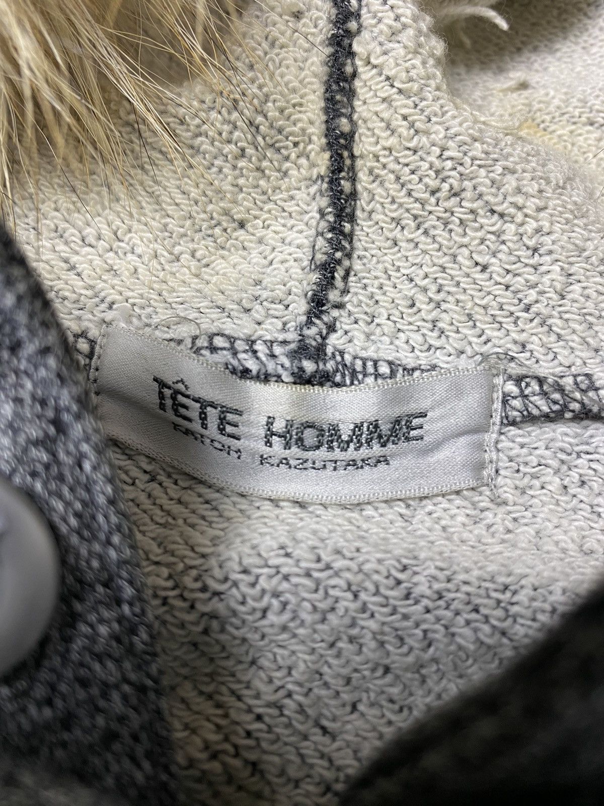 Tete Homme fur hoodie TETE homme japanese brand Size US L / EU 52-54 / 3 - 6 Thumbnail