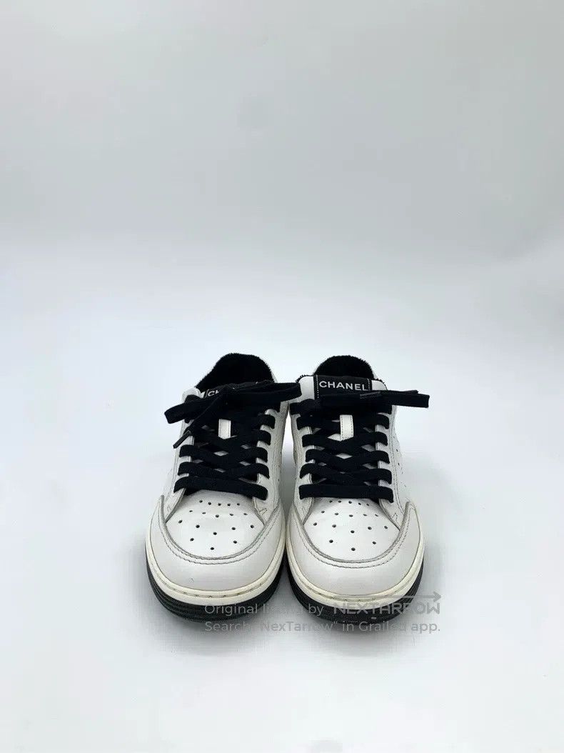 Chanel Chanel Logo black and white panda lacing casual shoes snea Size US 5 / IT 35 - 3 Thumbnail