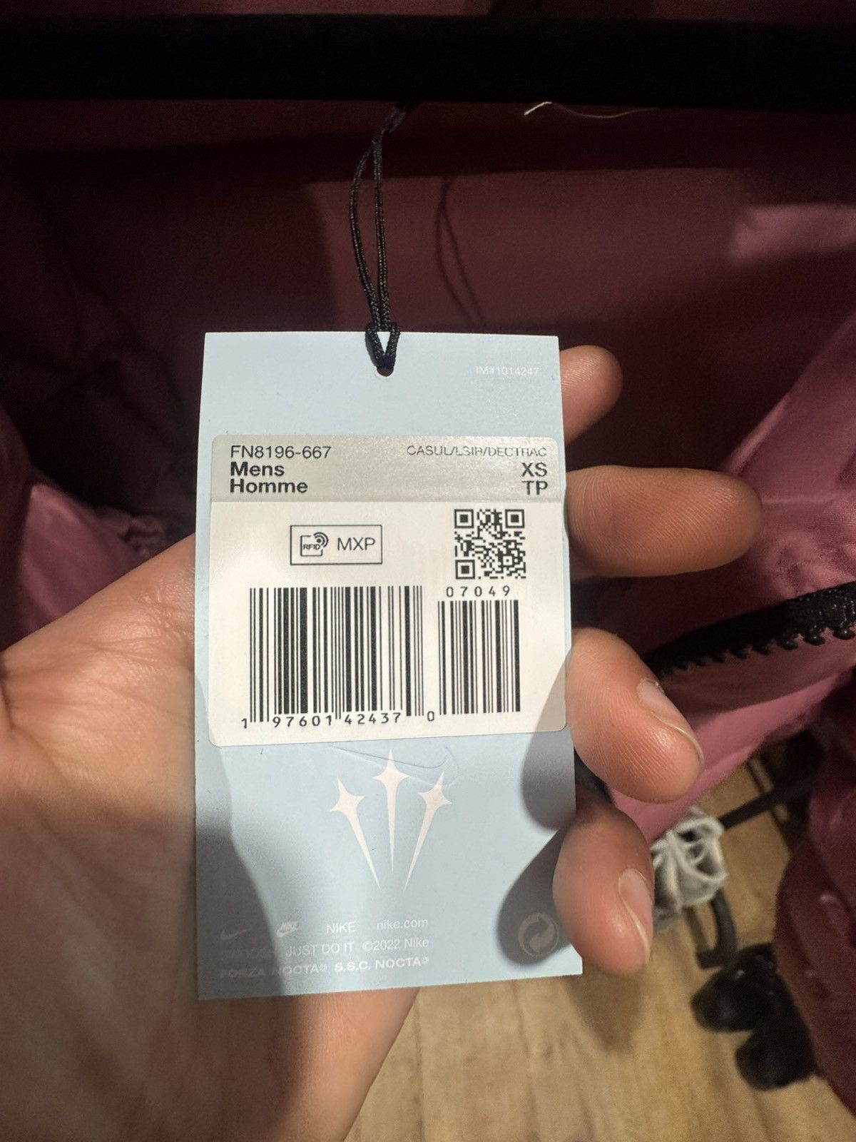 Nike Nike x Nocta Pink Desert Berry Puffer Jacket (Xs) Size US XS / EU 42 / 0 - 9 Thumbnail