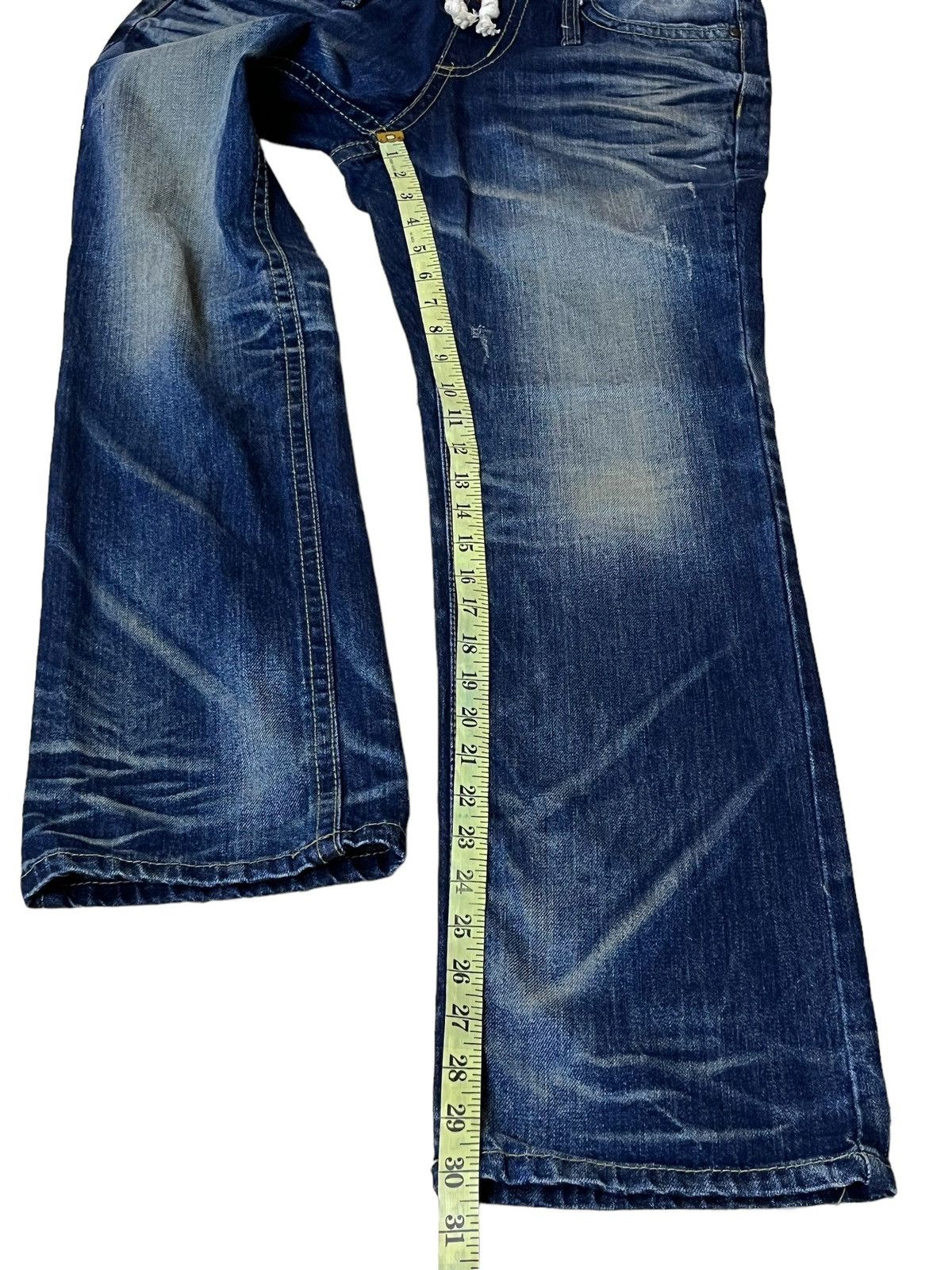 Japanese Brand Y2K FASHION YOSHITOMO NARA LOLITA DRAWSTRING WAIST JEANS Size US 32 / EU 48 - 15 Thumbnail