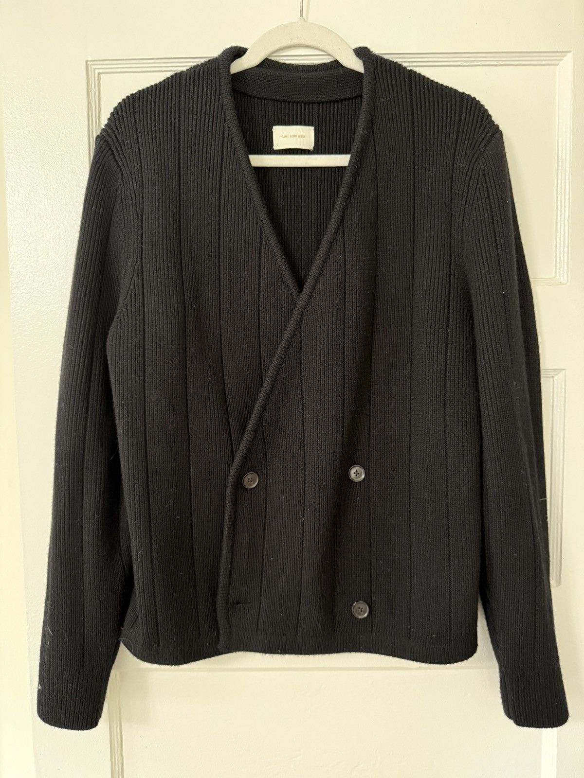 Ebay Aime Leon Dore Cardigan The Merino Cardigan Sweater In Beige