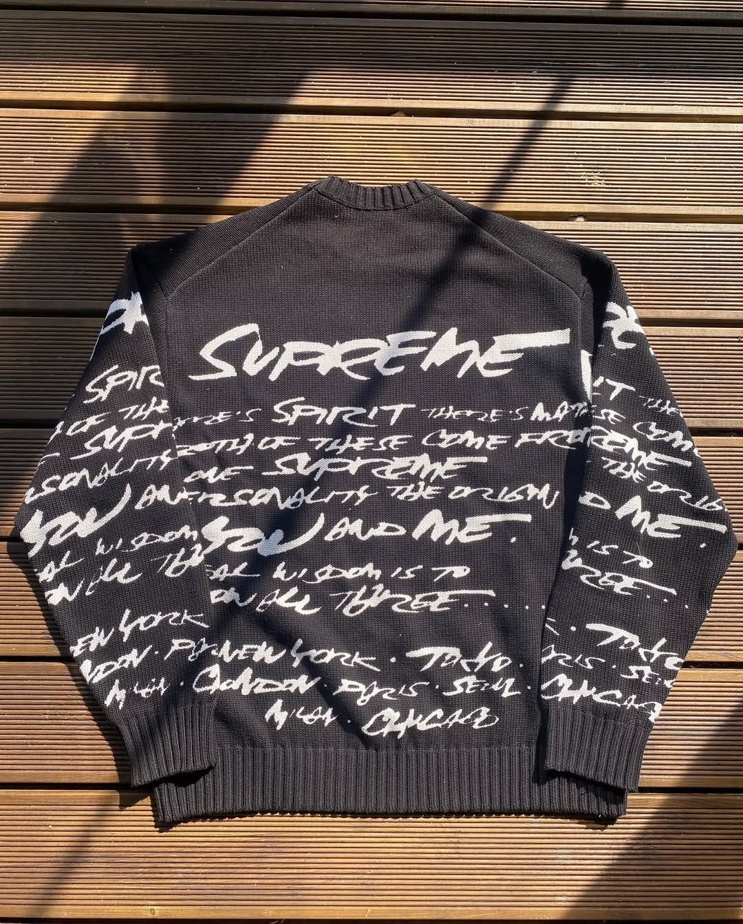 Supreme Supreme Futura Sweater [BLACK] SS24 Size US M / EU 48-50 / 2 - 2 Thumbnail