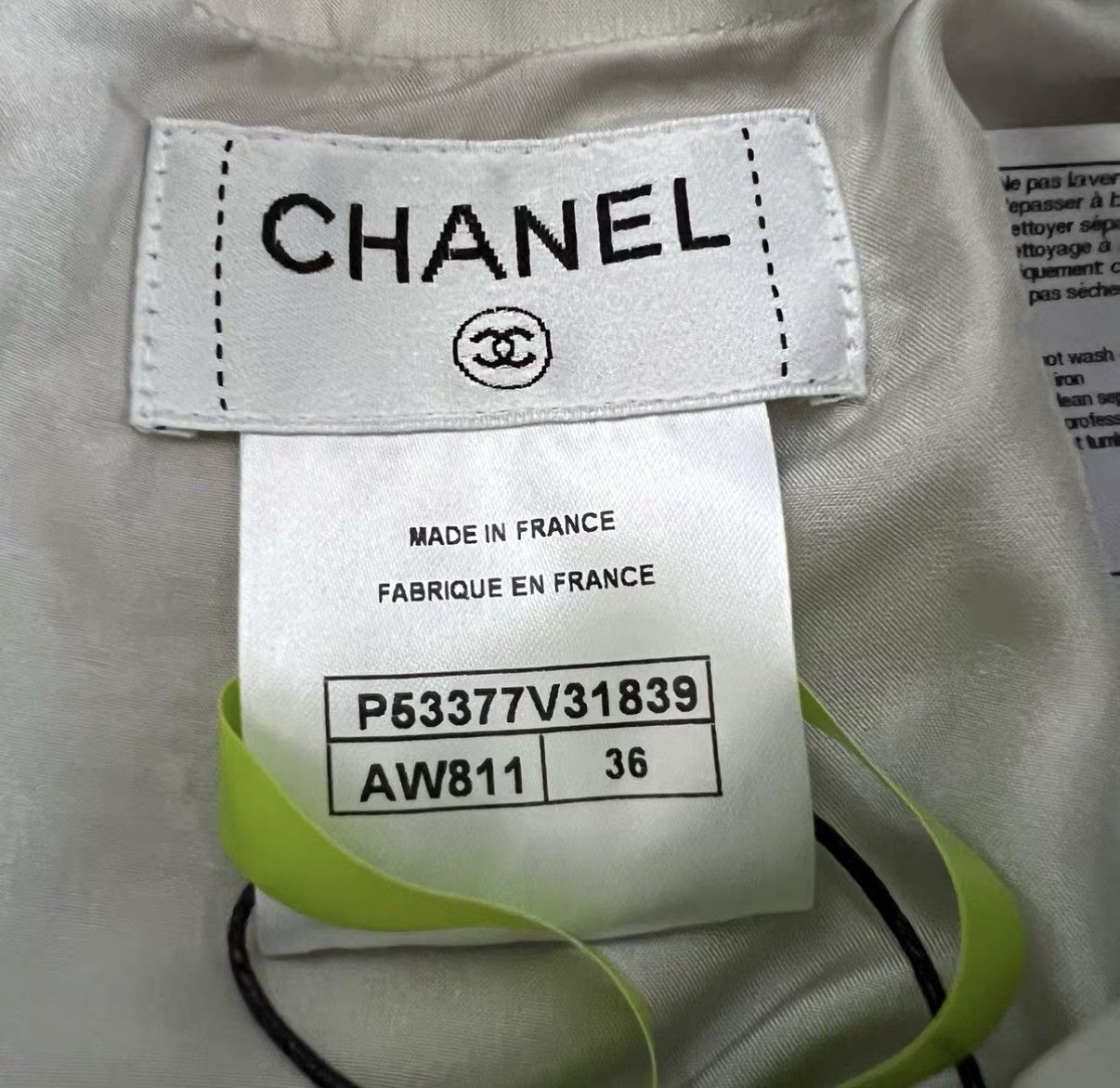 Chanel CHANEL Silver Grey Mini Logo Pleated Skirt J41 Size 26" / US 2 / IT 38 - 3 Thumbnail