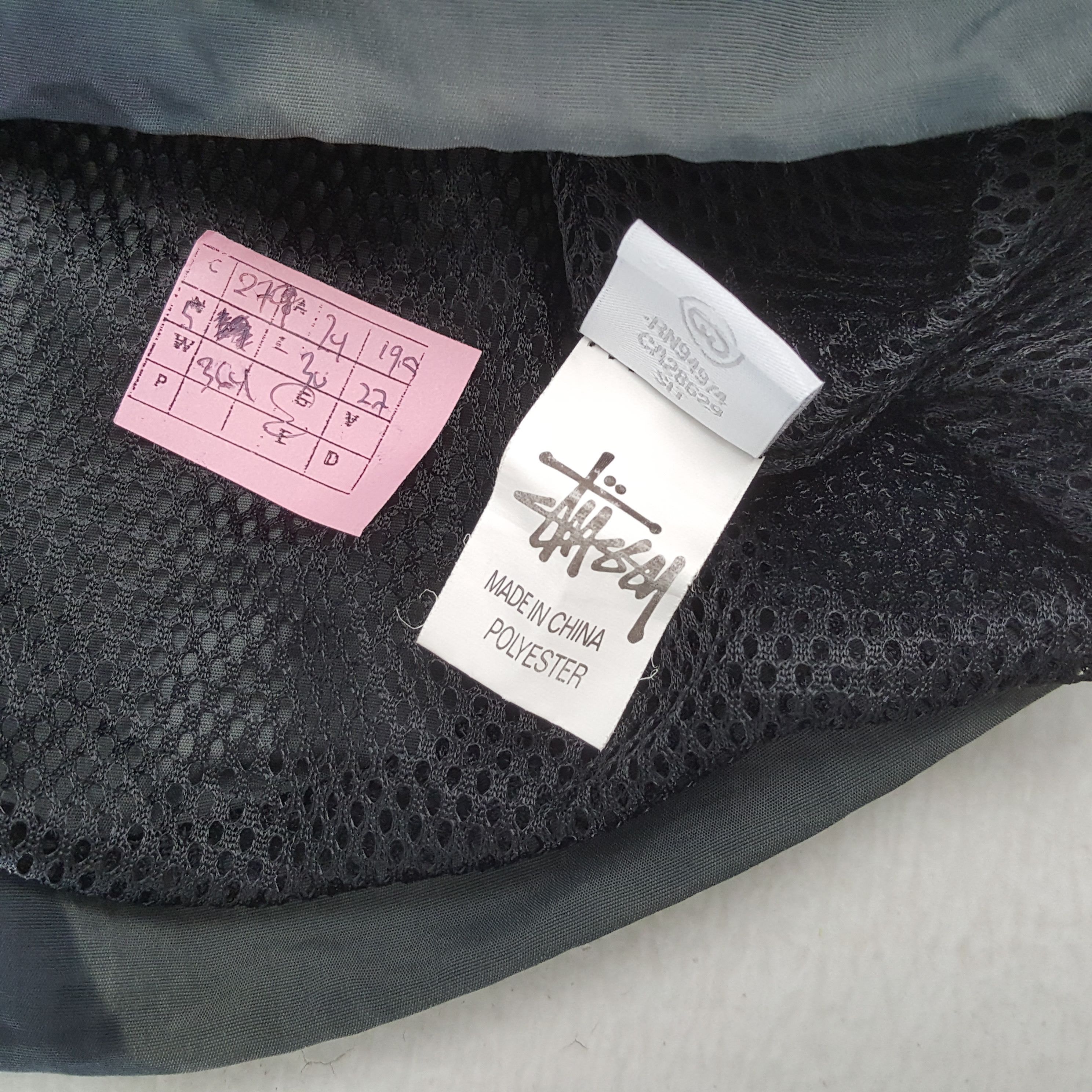 Stussy × Vintage STUSSY Streetwear Custom Art Half Zipper Jacket Hoodies Size US L / EU 52-54 / 3 - 8 Thumbnail