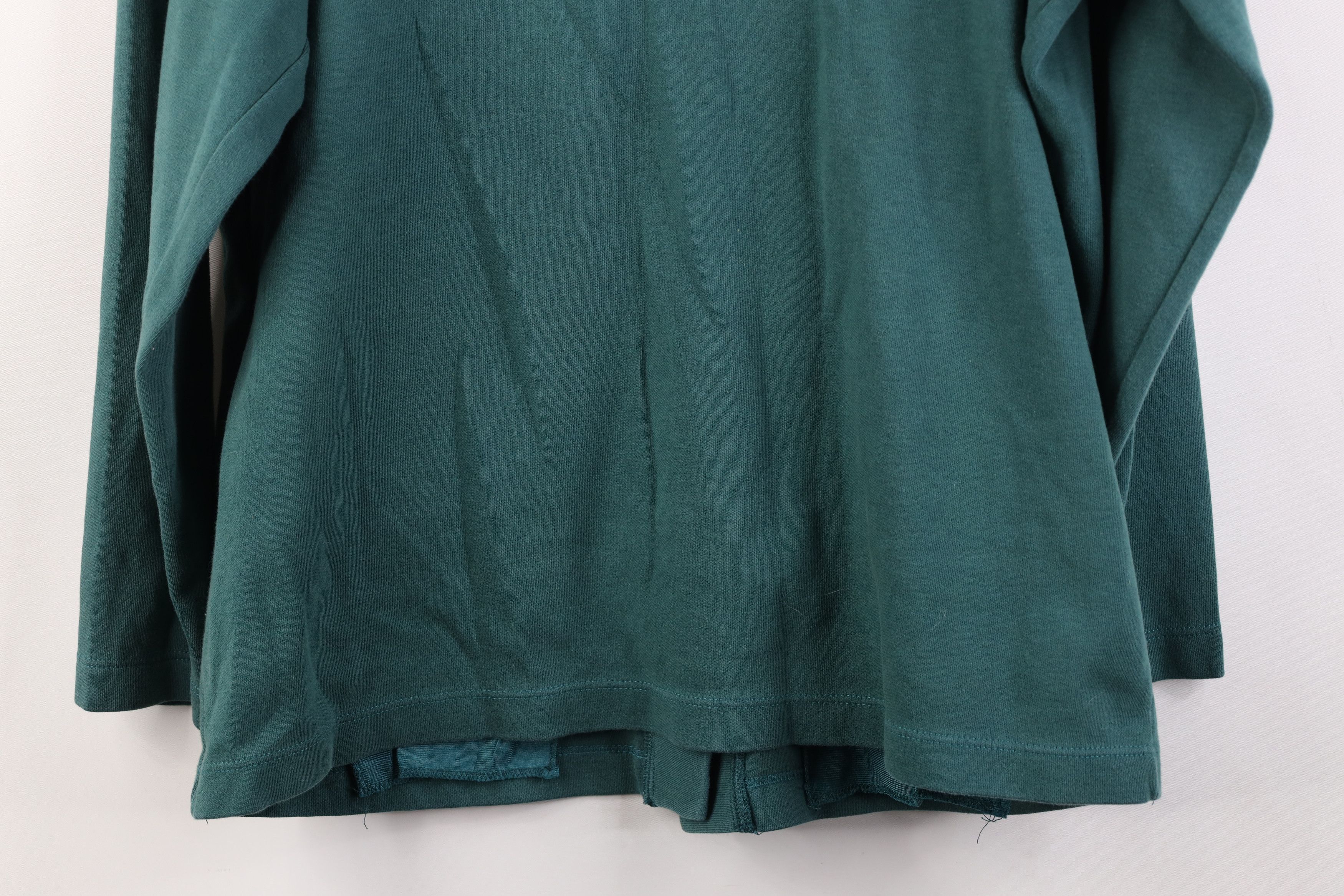 L.L. Bean Vintage 90s LL Bean Blank Cotton Cardigan Sweater Green USA Size M / US 6-8 / IT 42-44 - 14 Thumbnail