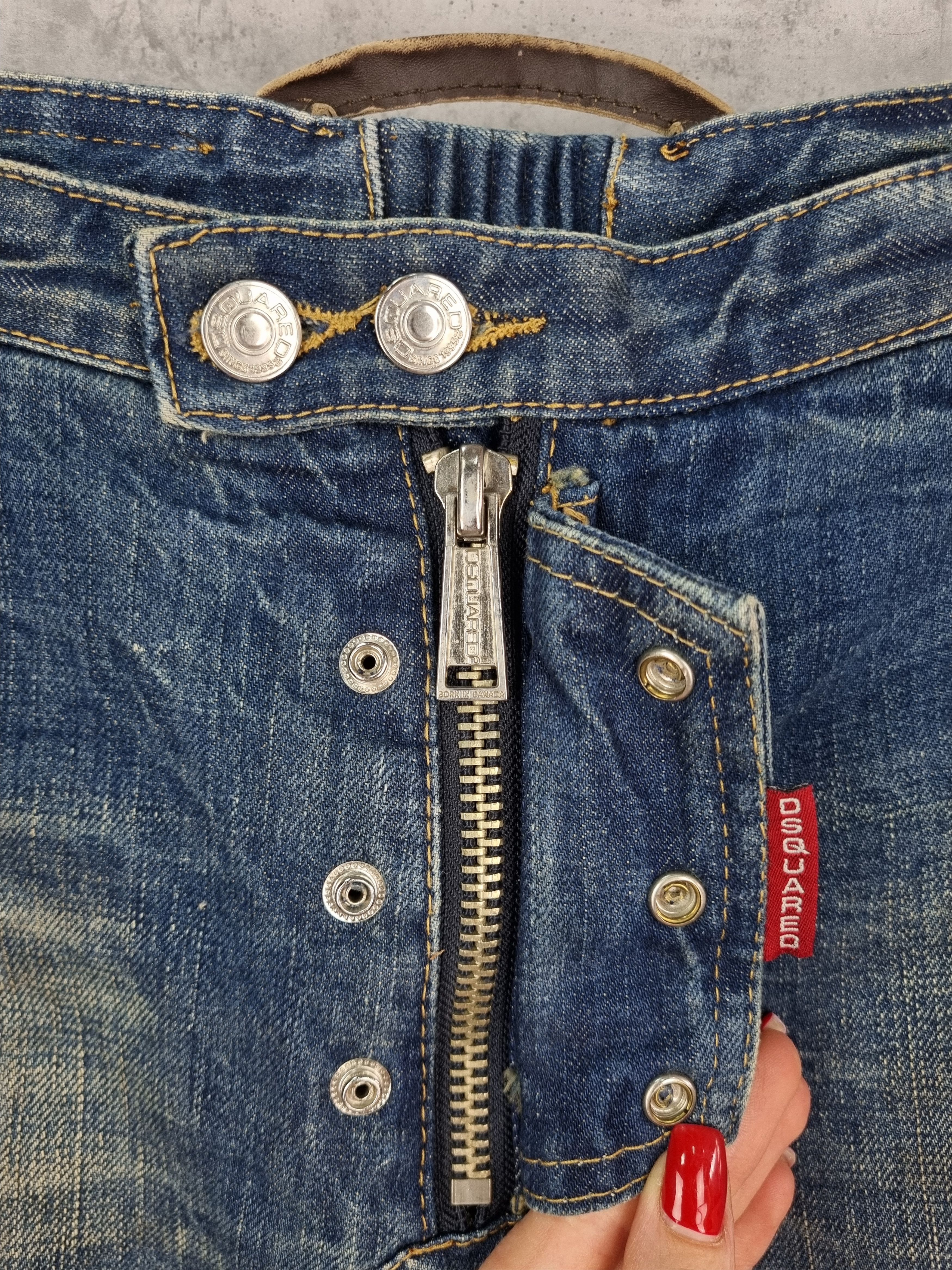 Dsquared2 Dsquared D2 Rally Biker DENIM DIRTY Made in Italy Size US 34 / EU 50 - 10 Thumbnail