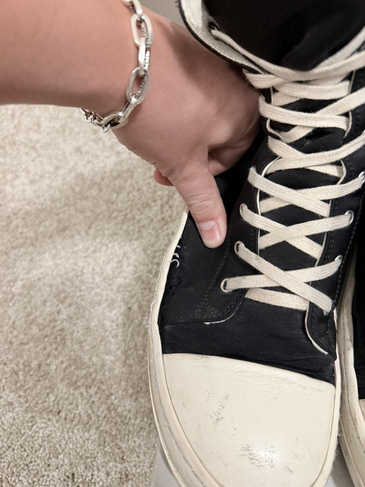 Rick Owens Drkshdw Rick Owens DRKSHDW Ramones Size US 10 / EU 43 - 9 Thumbnail