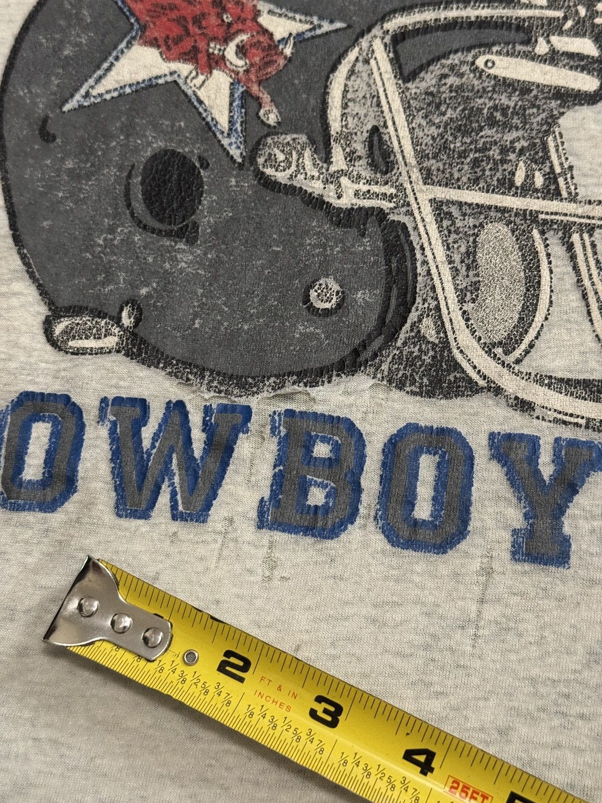 Vintage Vintage 80s Arkansas Razorbacks Cowboys RARE THIN T Shirts Size US XL / EU 56 / 4 - 7 Thumbnail