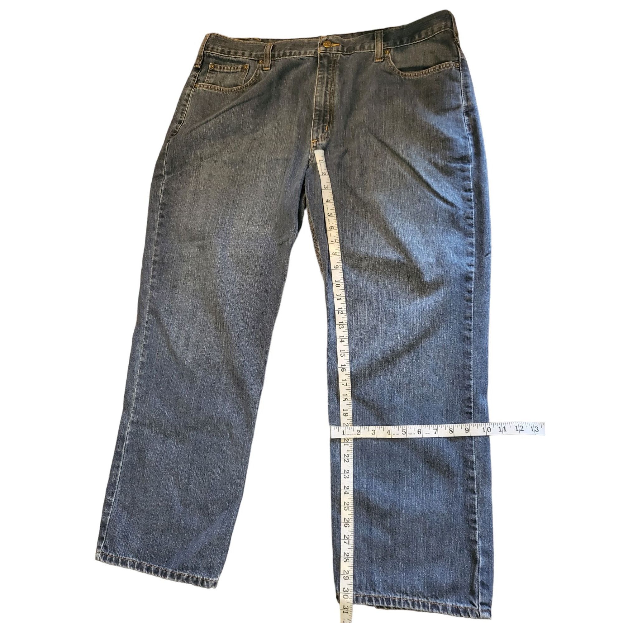 Carhartt Wip Carhartt Jeans Men Sz 42 X 30 Blue Denim Relaxed Fit 101483- Size US 42 / EU 58 - 5 Thumbnail