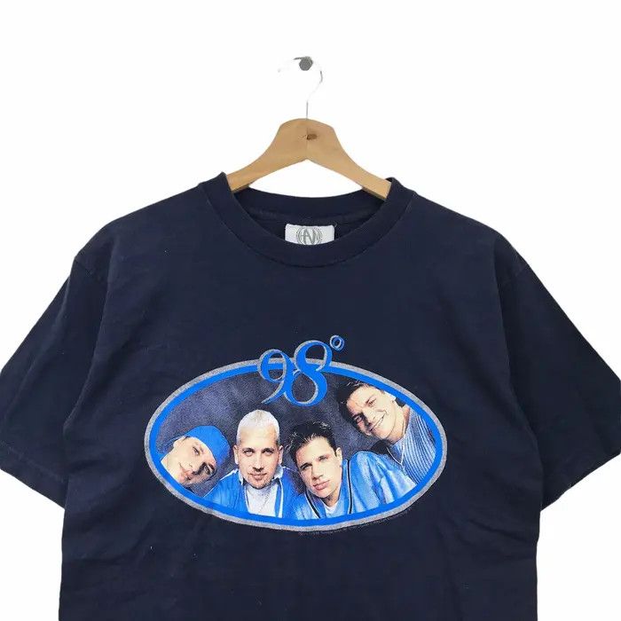 Band Tees Vtg 98 DEGREES R&B Boy BAND Pop Tee Shirt Concert Music Size US S / EU 44-46 / 1 - 2 Thumbnail