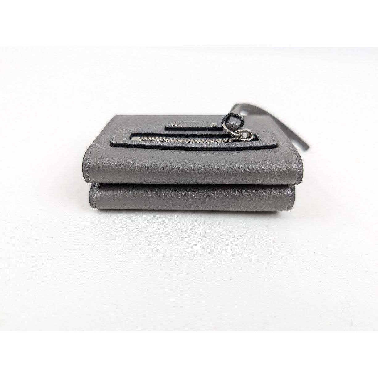 Balenciaga o1rshd1 Size: OS/ Tri-Fold Mini New Classic Wallet Dark Grey Size ONE SIZE - 6 Thumbnail