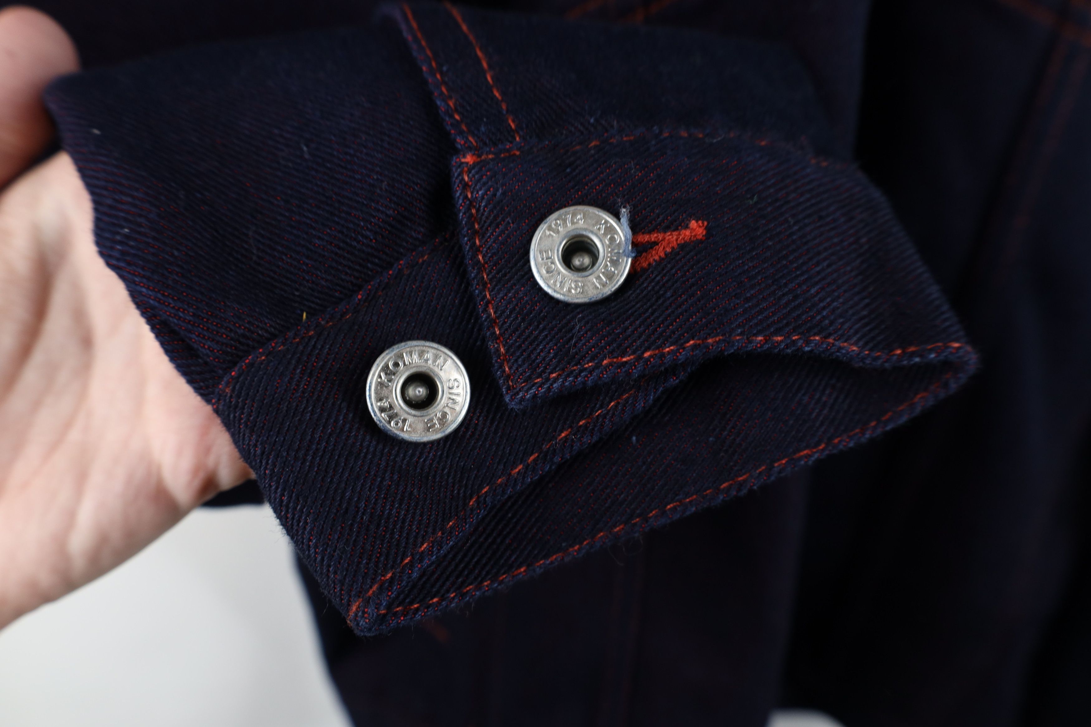 Vintage Vintage 90s Y2K Streetwear Denim Jean Trucker Jacket Indigo Size US XXL / EU 58 / 5 - 6 Thumbnail