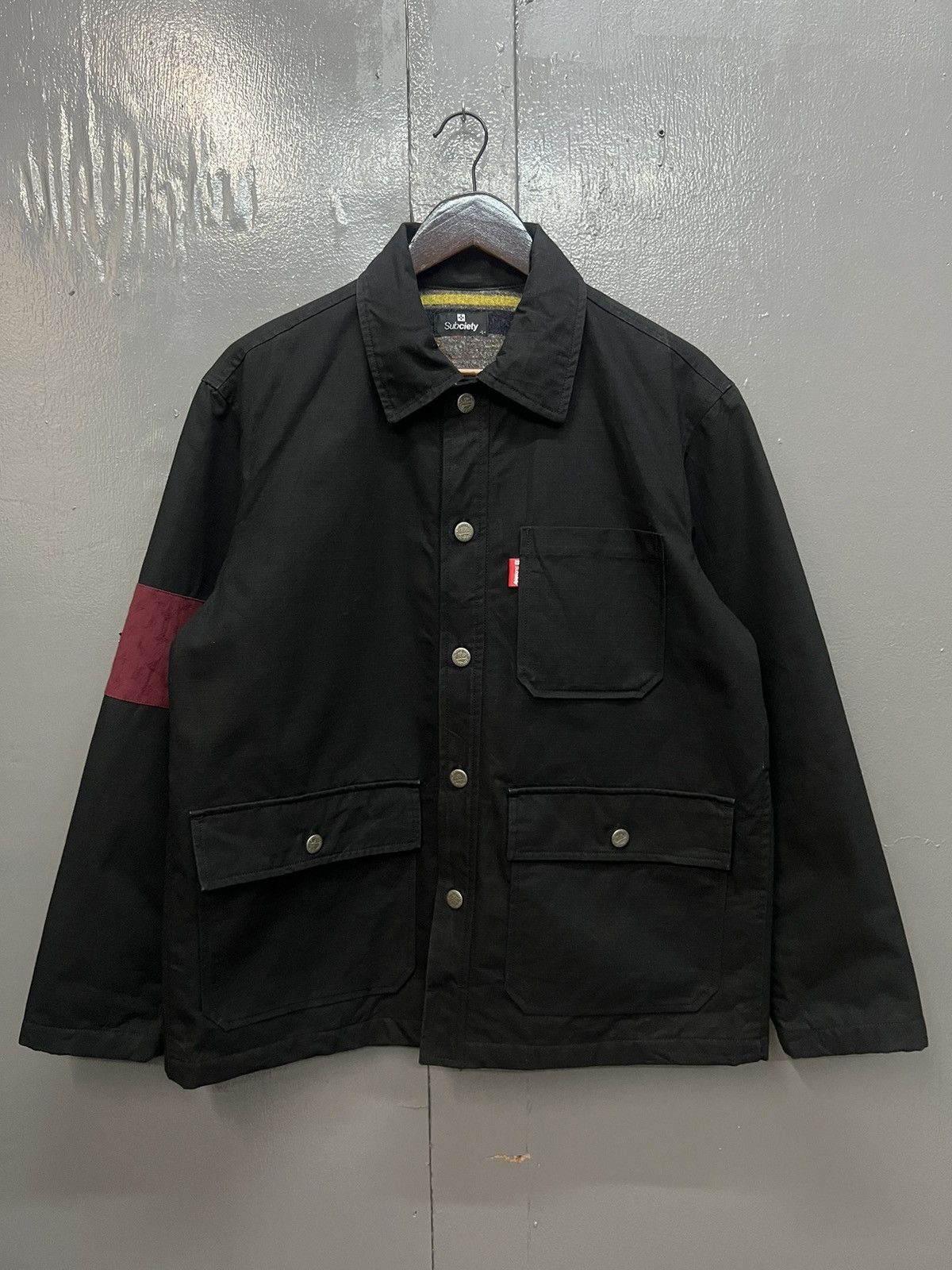 Japanese Brand SUBCIETY BLANKET JACKET Size US L / EU 52-54 / 3 - 1 Thumbnail
