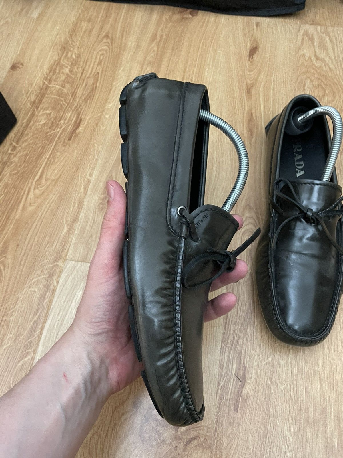 Prada Prada Mokassins Size US 11.5 / EU 44-45 - 4 Thumbnail