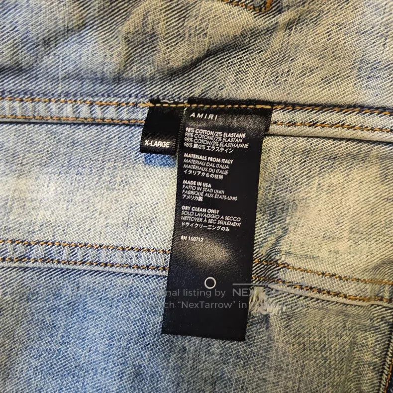Amiri Amiri Size XS Oily jacket Size US XS / EU 42 / 0 - 4 Thumbnail