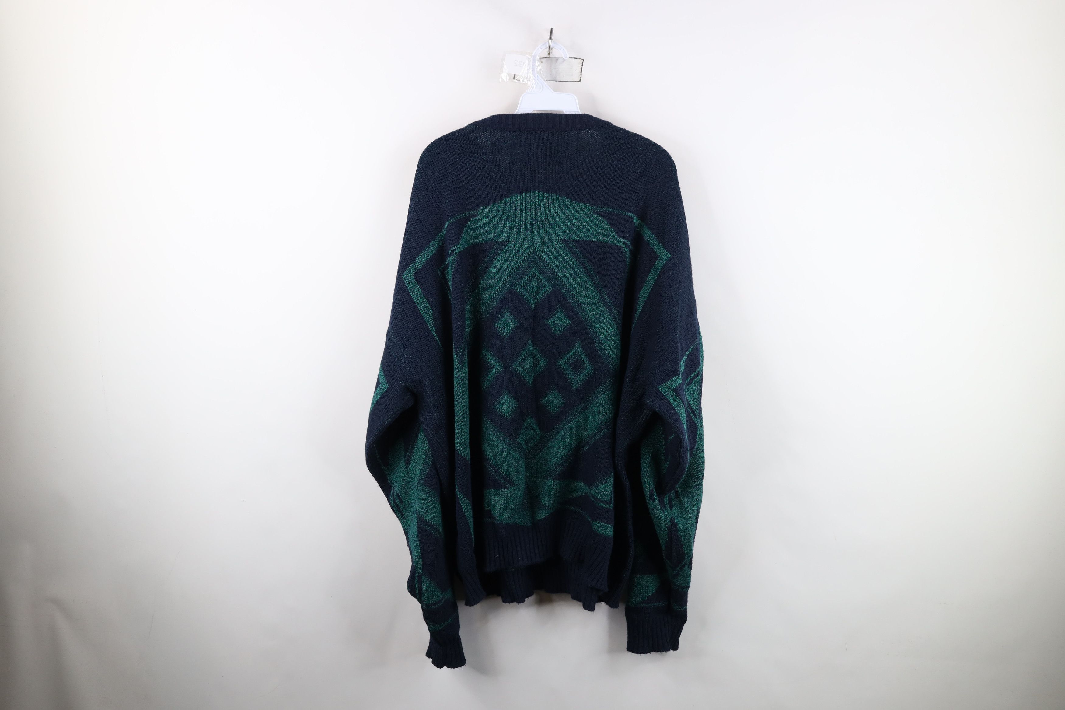 Vintage Vintage 90s Streetwear Southwestern Geometric Sweater USA Size US XXL / EU 58 / 5 - 10 Thumbnail