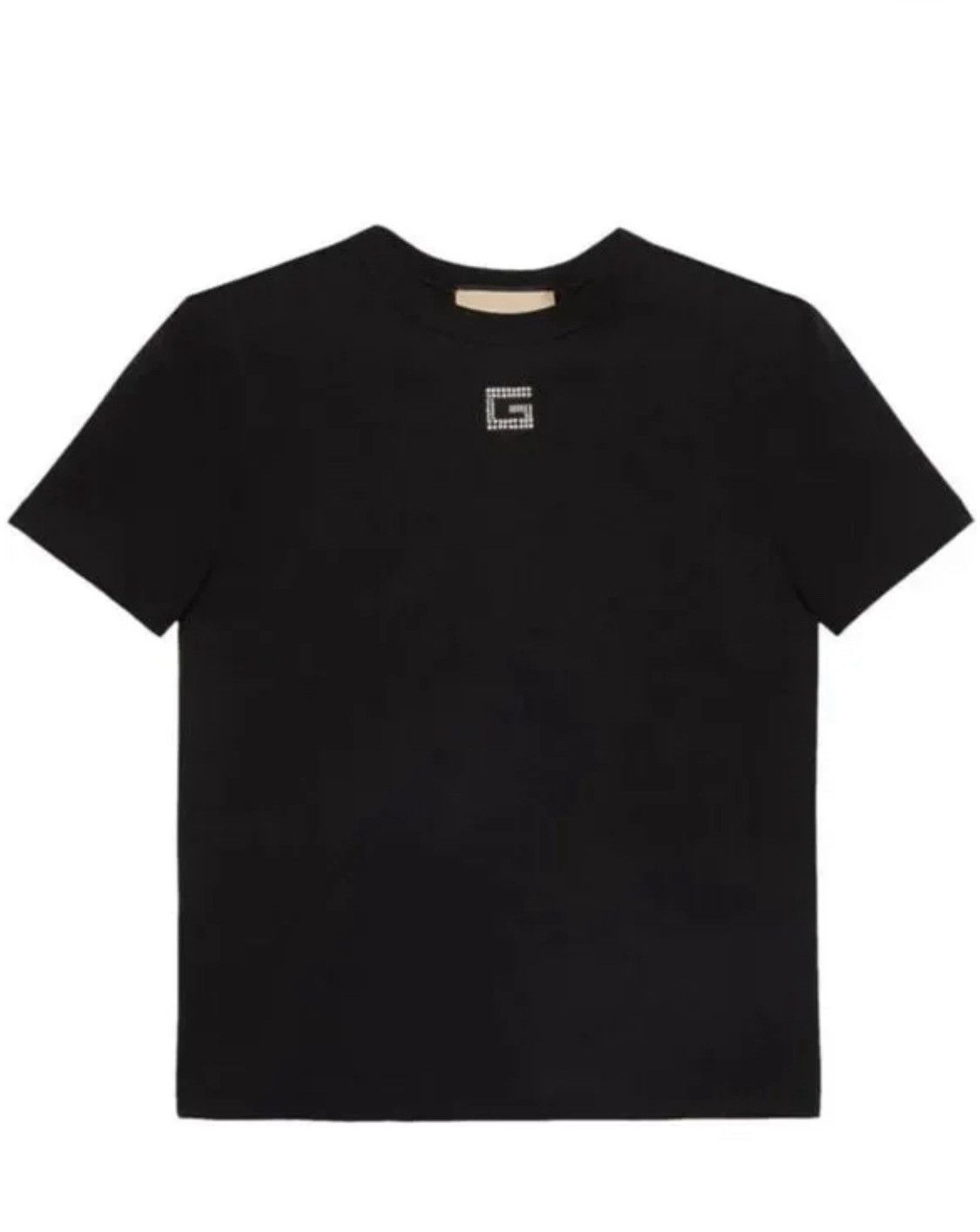 Gucci Gucci Black Square G Rhinestone-Embellished T- Shirt 🖤 Size S / US 4 / IT 40 - 4 Thumbnail