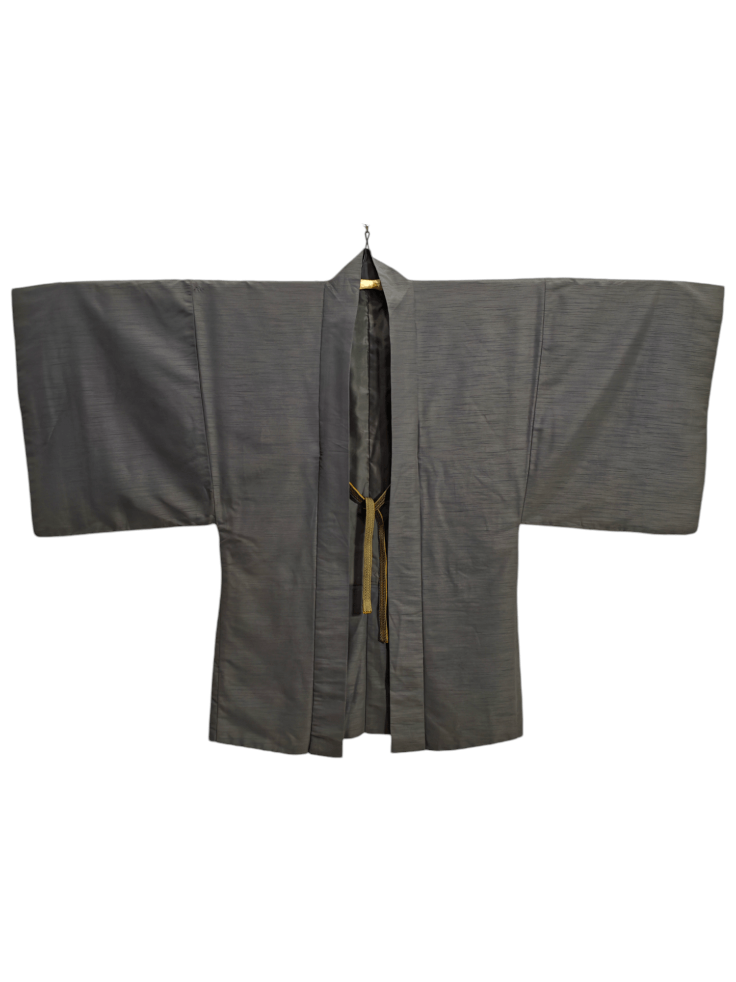 Vintage Japanese Grey Kimono Jacket Short Sleeve