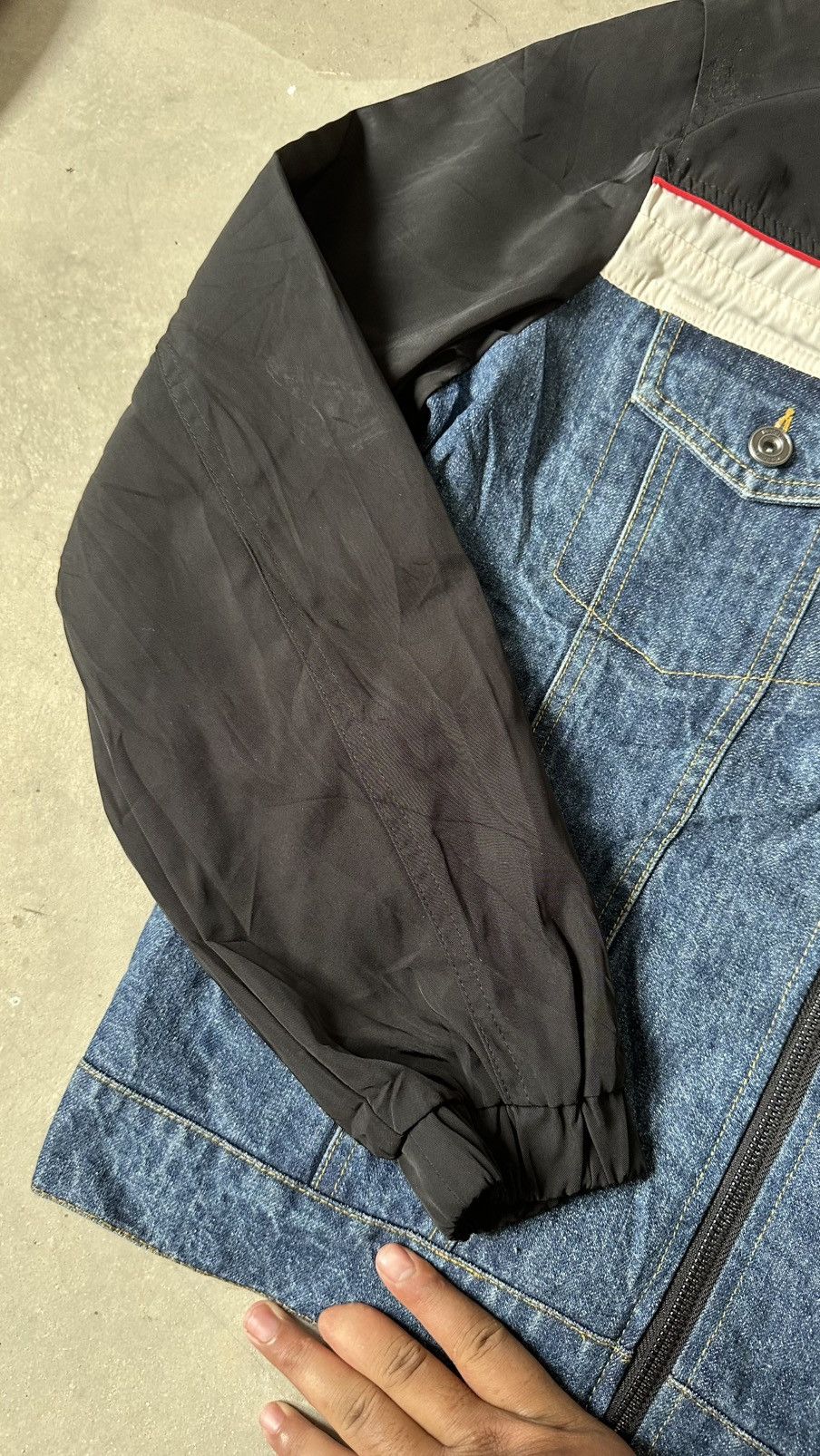 Desigual DESIGUAL MIX DENIM AND WINDBREAKER JACKET Size US M / EU 48-50 / 2 - 4 Thumbnail