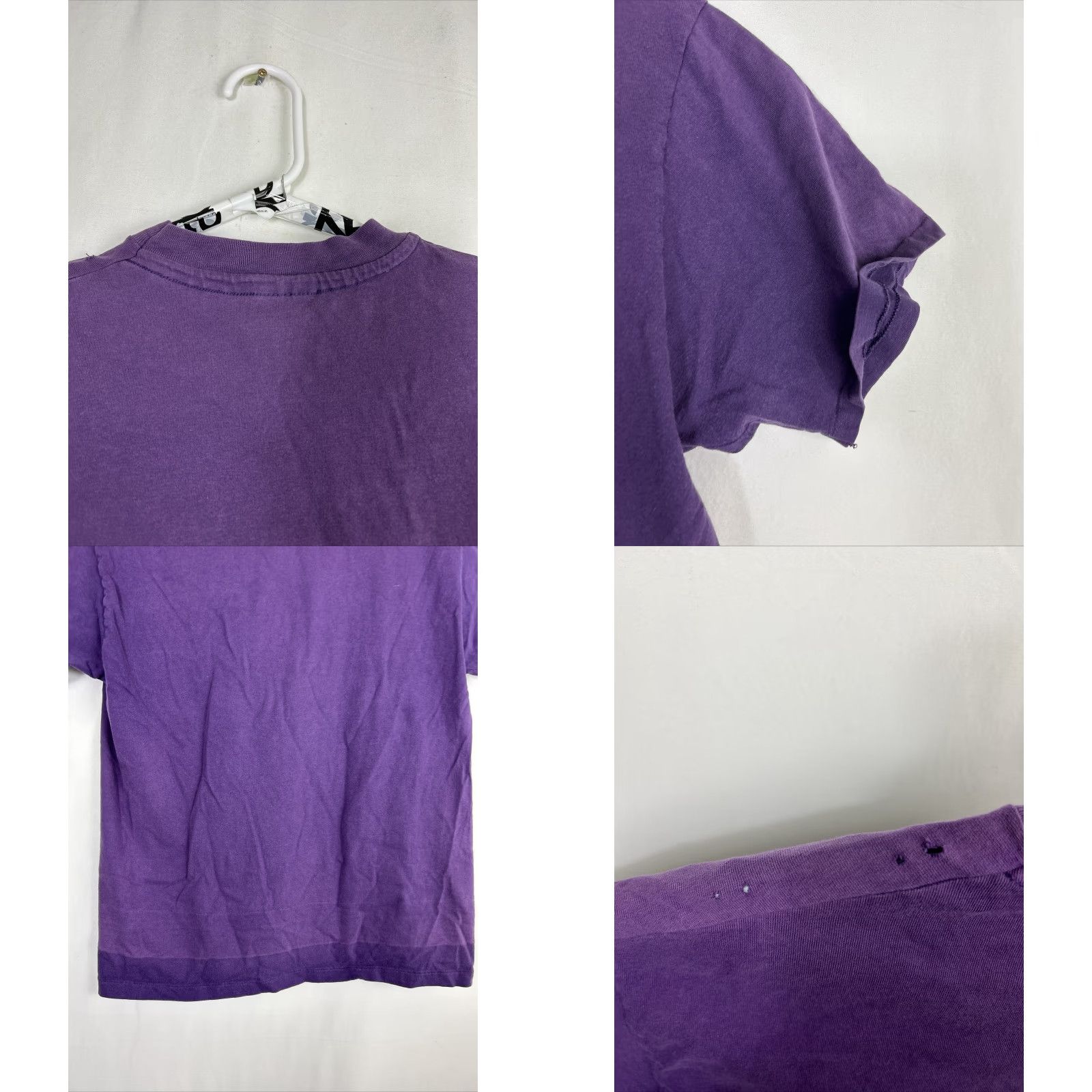 Hanes VINTAGE Hanes Mountain Spirit Utah Landscape 1993 Tee T-Shirt Women L Purple 1990s Cotton Nature Shirt Size L / US 10 / IT 46 - 9 Thumbnail