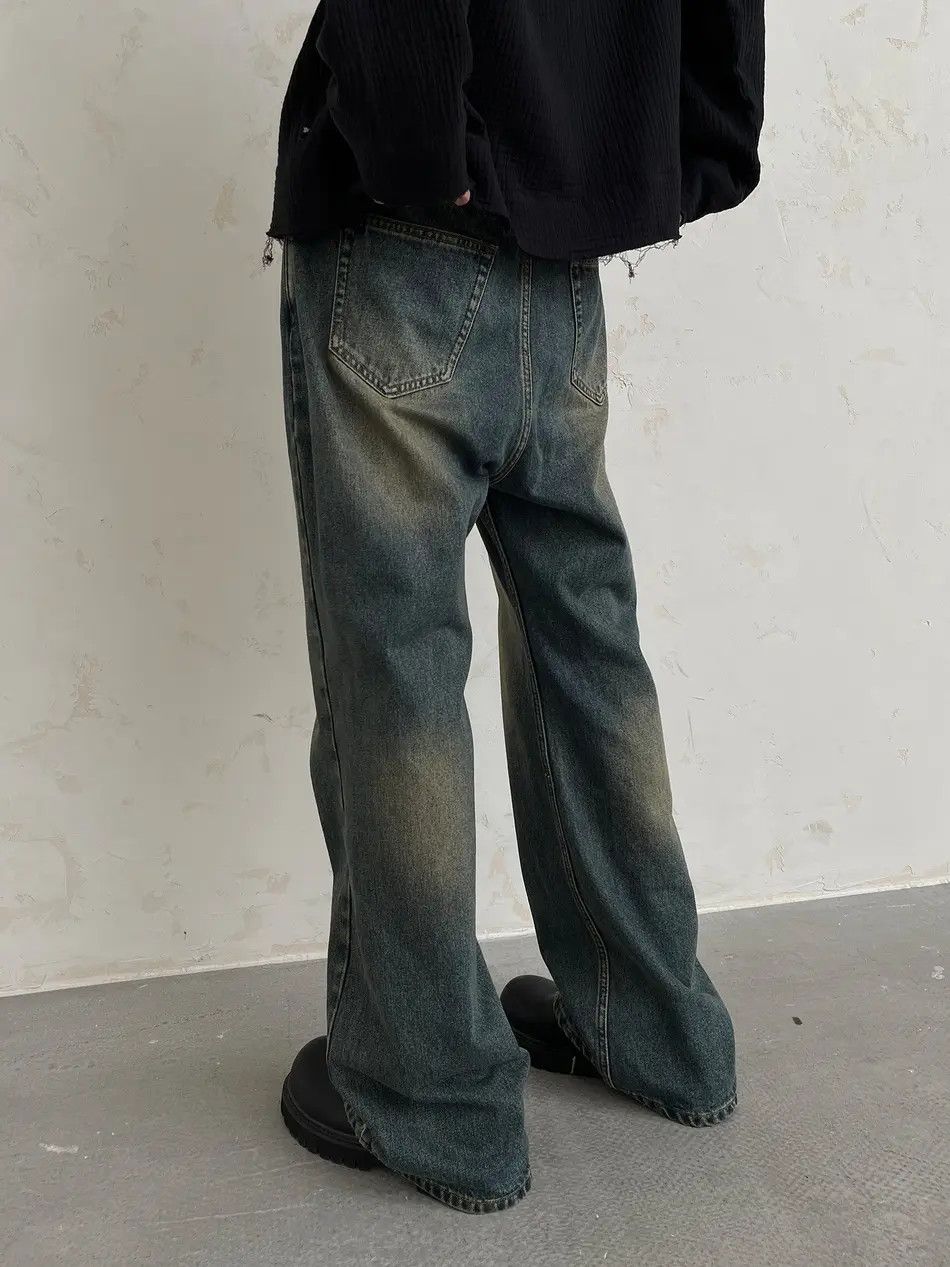 Japanese Brand × Jean Retro loose high street straight leg jeans Size US 32 / EU 48 - 4 Thumbnail