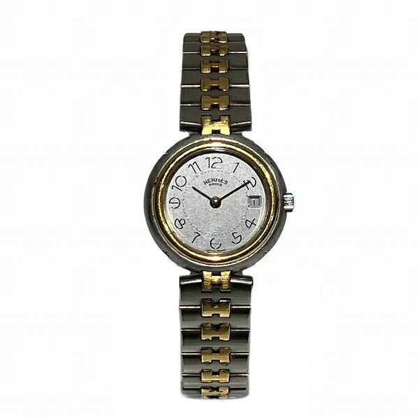 Hermes Hermes Profil Silver Dial Quartz Watch Metal Quartz, Women's