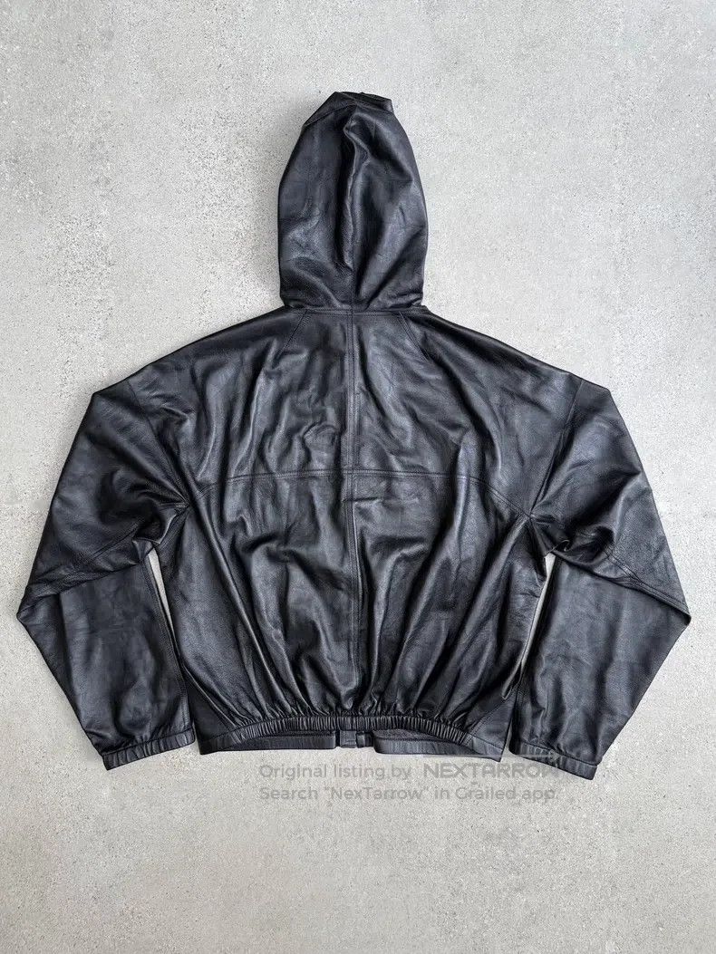 Rick Owens Rick Owens Lambskin zip-up hooded jacket Size US M / EU 48-50 / 2 - 4 Thumbnail