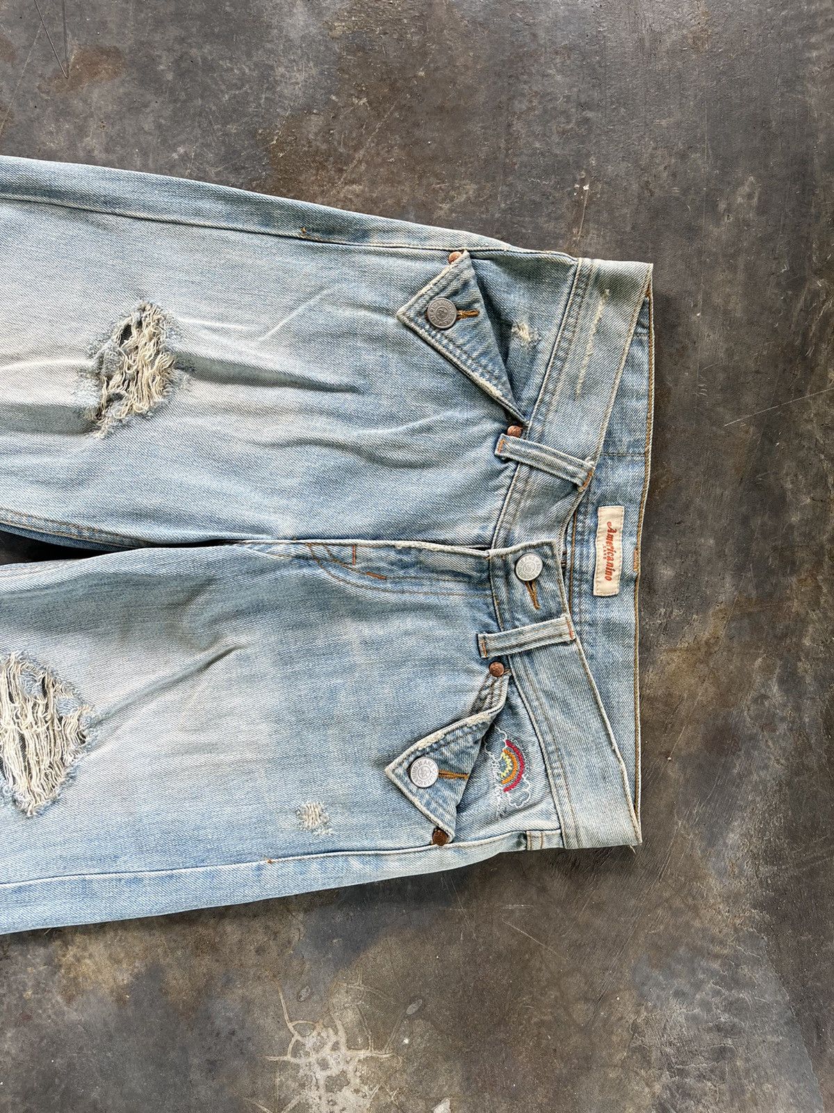 Hysteric Glamour × Vintage Vintage Inspired Hysteric Distressed Denim Size US 31 - 16 Thumbnail