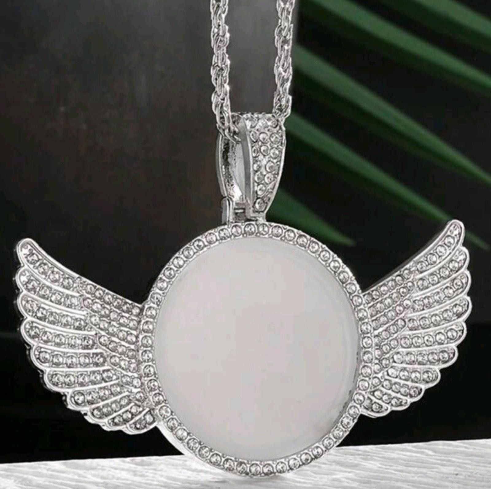 Other Love One (Angel Wings)-(Dead Homies)-(Chain)-(Silver)-$33 Size ONE SIZE - 1 Thumbnail