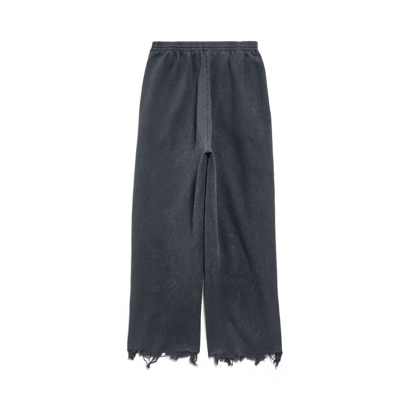 Balenciaga o1tr1nto0526 Nail Polish Cropped Sweatpants & Joggers Black Size US 26 / EU 42 - 6 Thumbnail