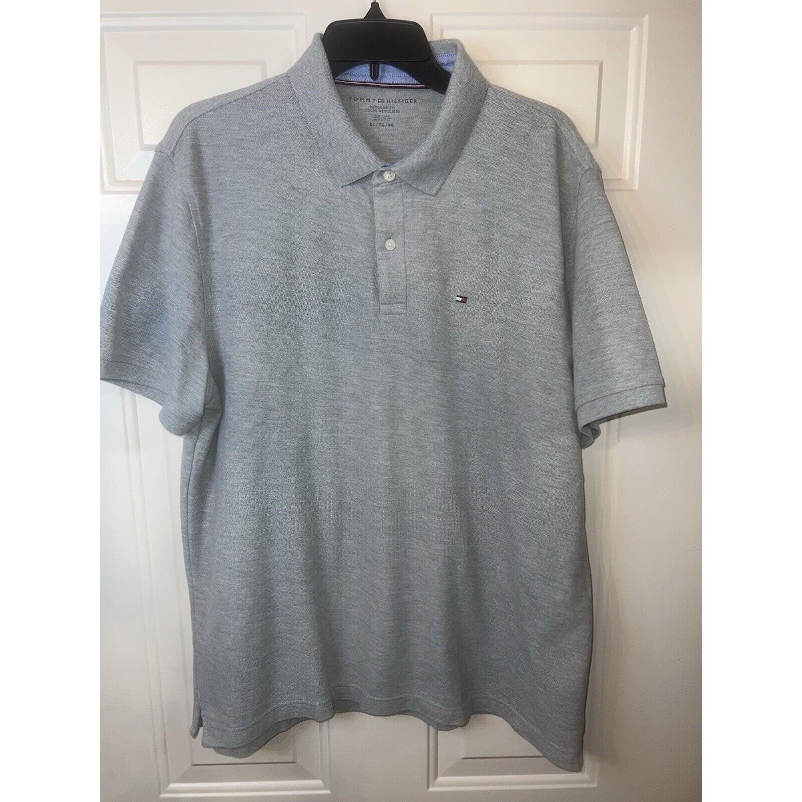 Tommy Hilfiger Tommy Hilfiger Polo Shirt Men’s Size XL Gray Short Sleeve Size US XL / EU 56 / 4 - 1 Thumbnail