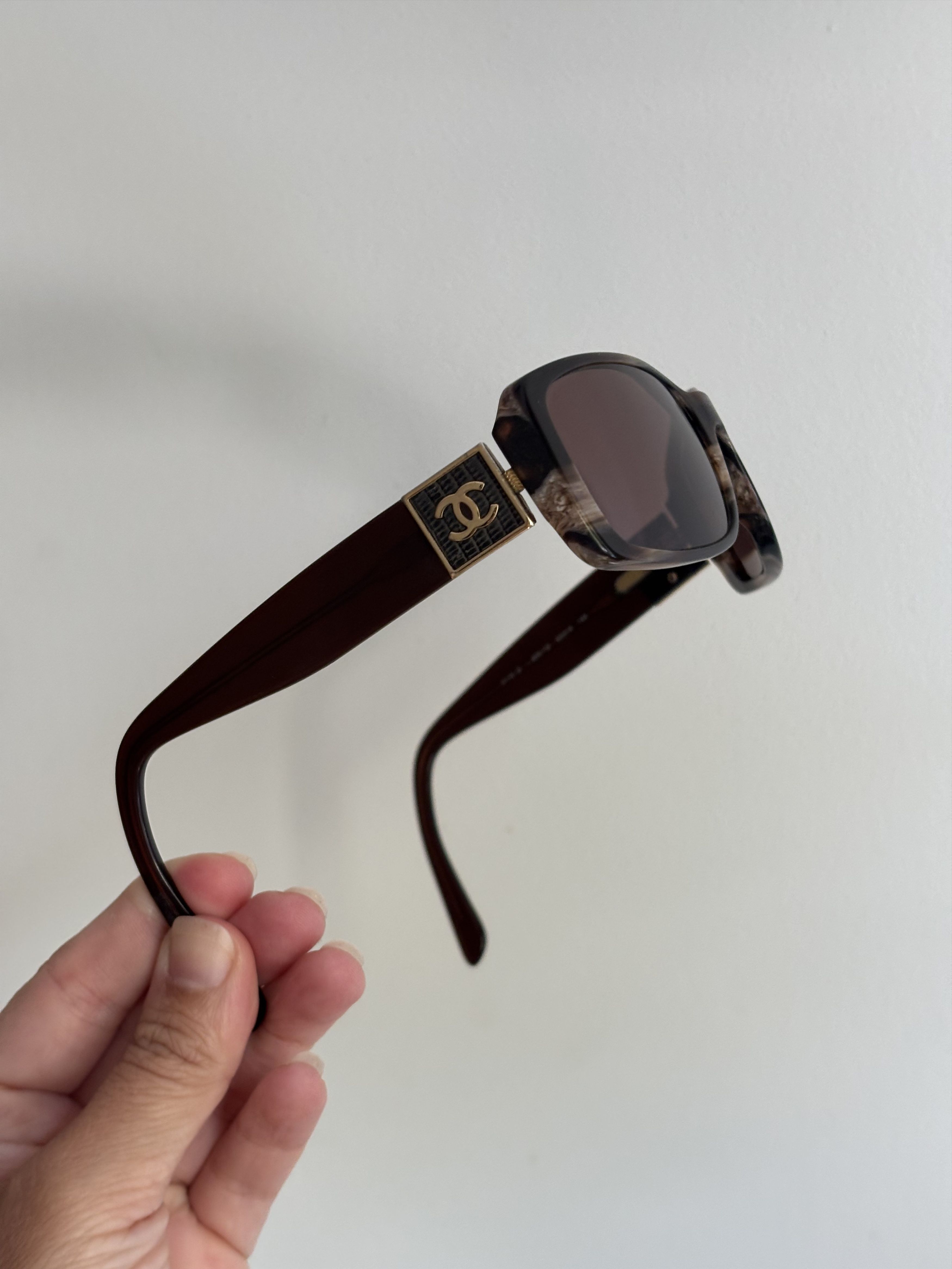 Chanel CHANEL Sunglasses 5115 Rimless Rhinestone 4017 Shields Size ONE SIZE - 4 Thumbnail
