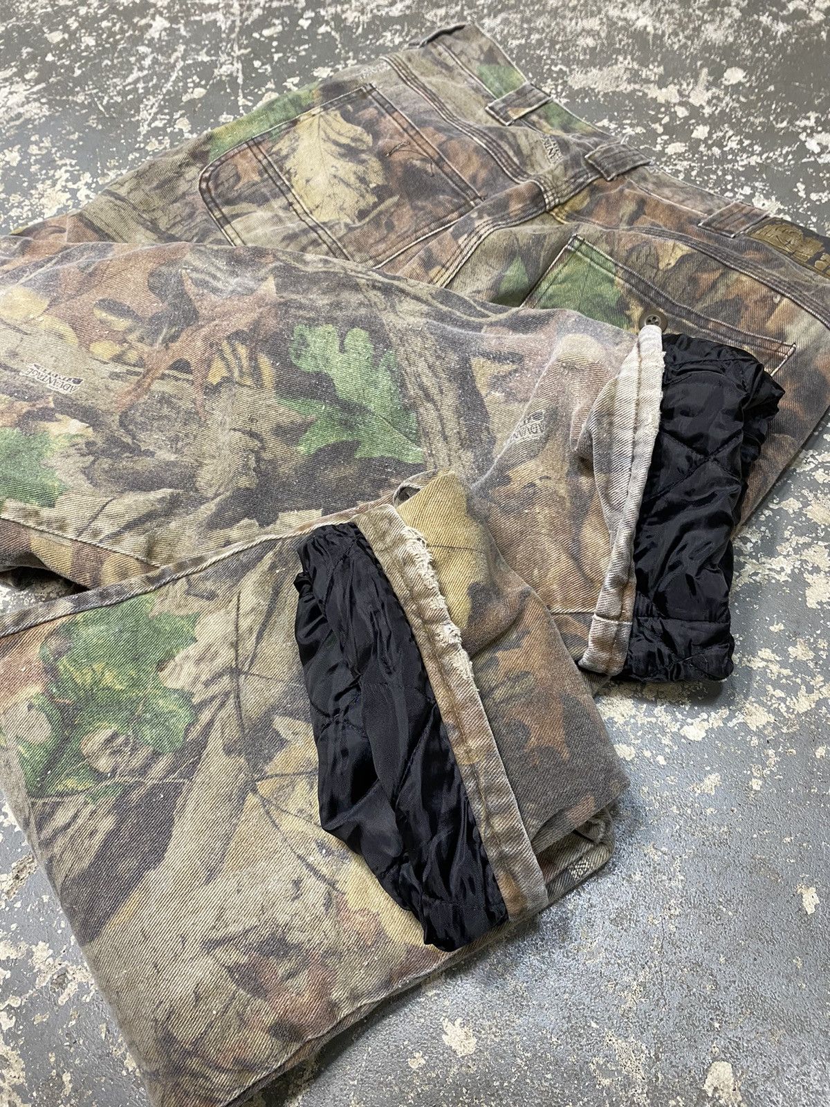 Realtree × Vintage Vintage Cabbelas Insulated Denim Camo Baggy Pants Camo Size US 36 / EU 52 - 3 Thumbnail