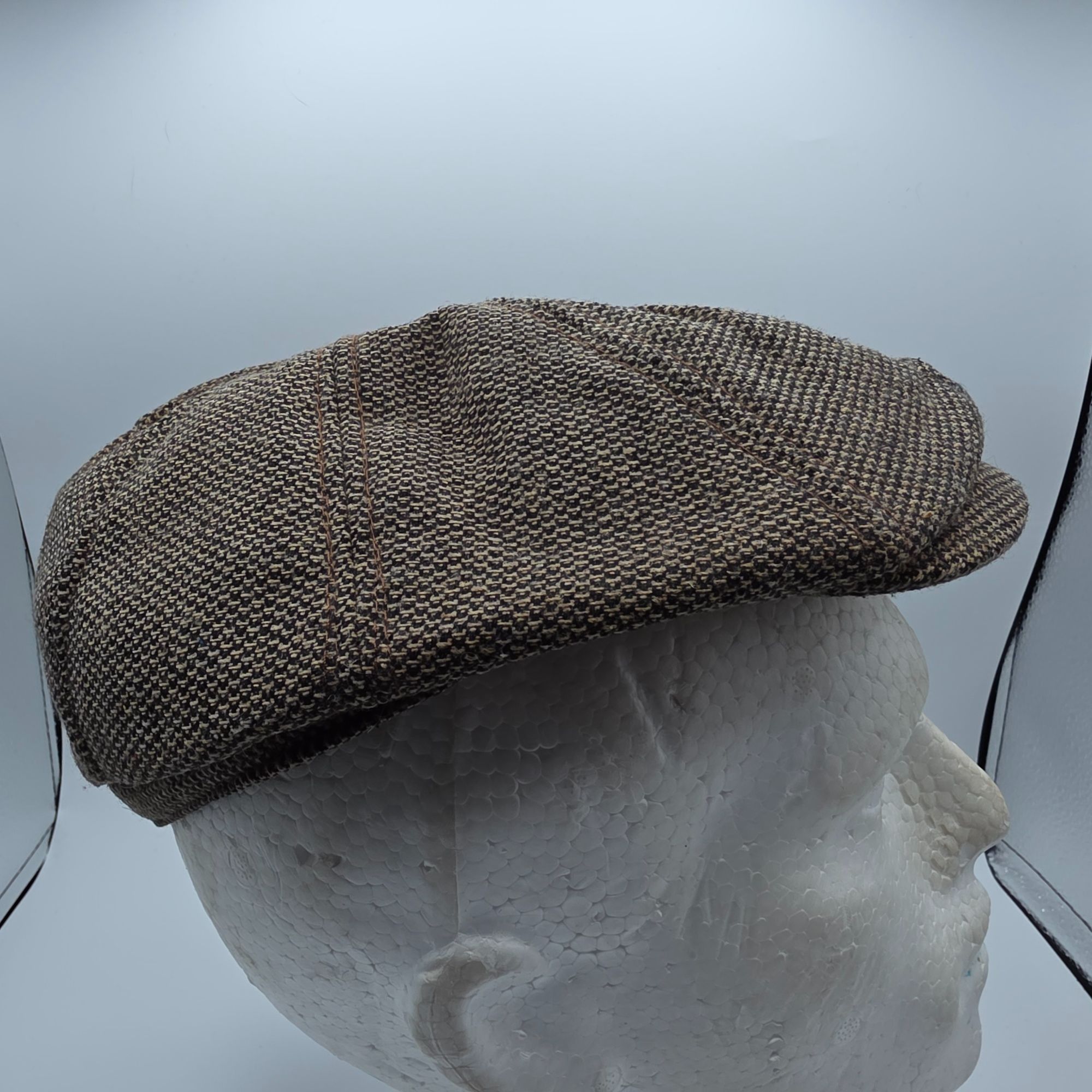 Other Dorfman Pacific Co Adults Large Wool Brown Newsboy Cabbie Ca Size ONE SIZE - 4 Thumbnail