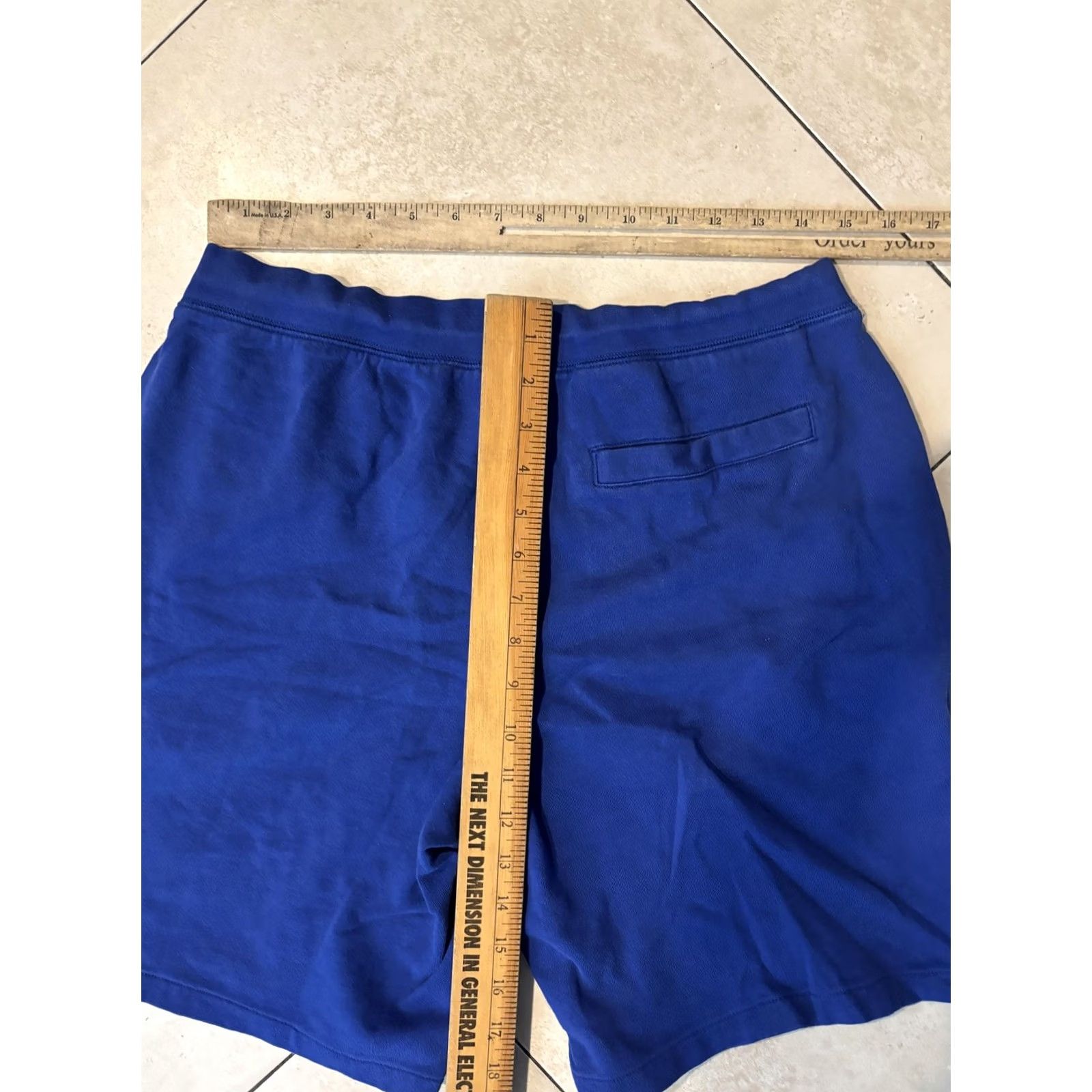 Armani Exchange Armani Exchange Shorts Mens M Blue Athletic Casual Lounge Pockets Elastic Waist Drawstring Size US 31 - 5 Thumbnail