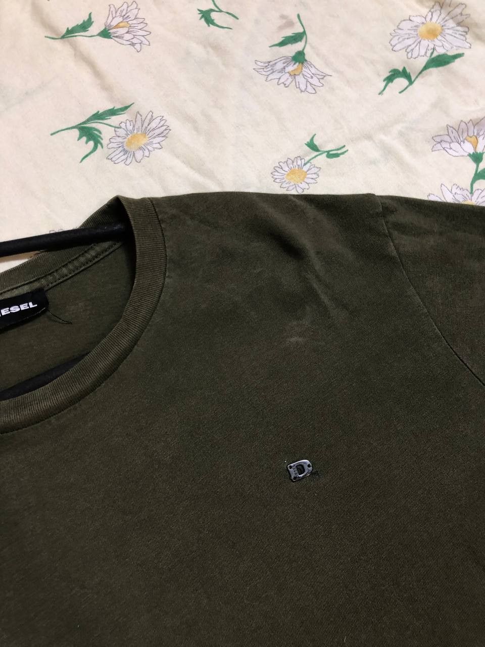 Diesel Luxury Diesel Big Logo Green Y2K Designer Tee Size XL Size US XL / EU 56 / 4 - 3 Thumbnail