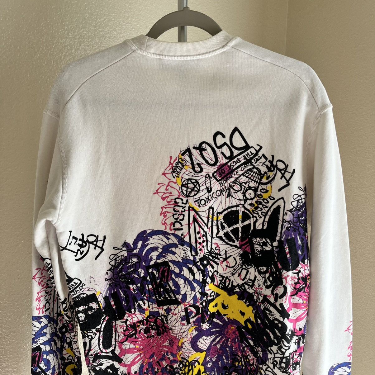 Dsquared2 Dsquared2 Japanese Manga Graffiti Print Sweatshirt Size M Size US M / EU 48-50 / 2 - 5 Thumbnail