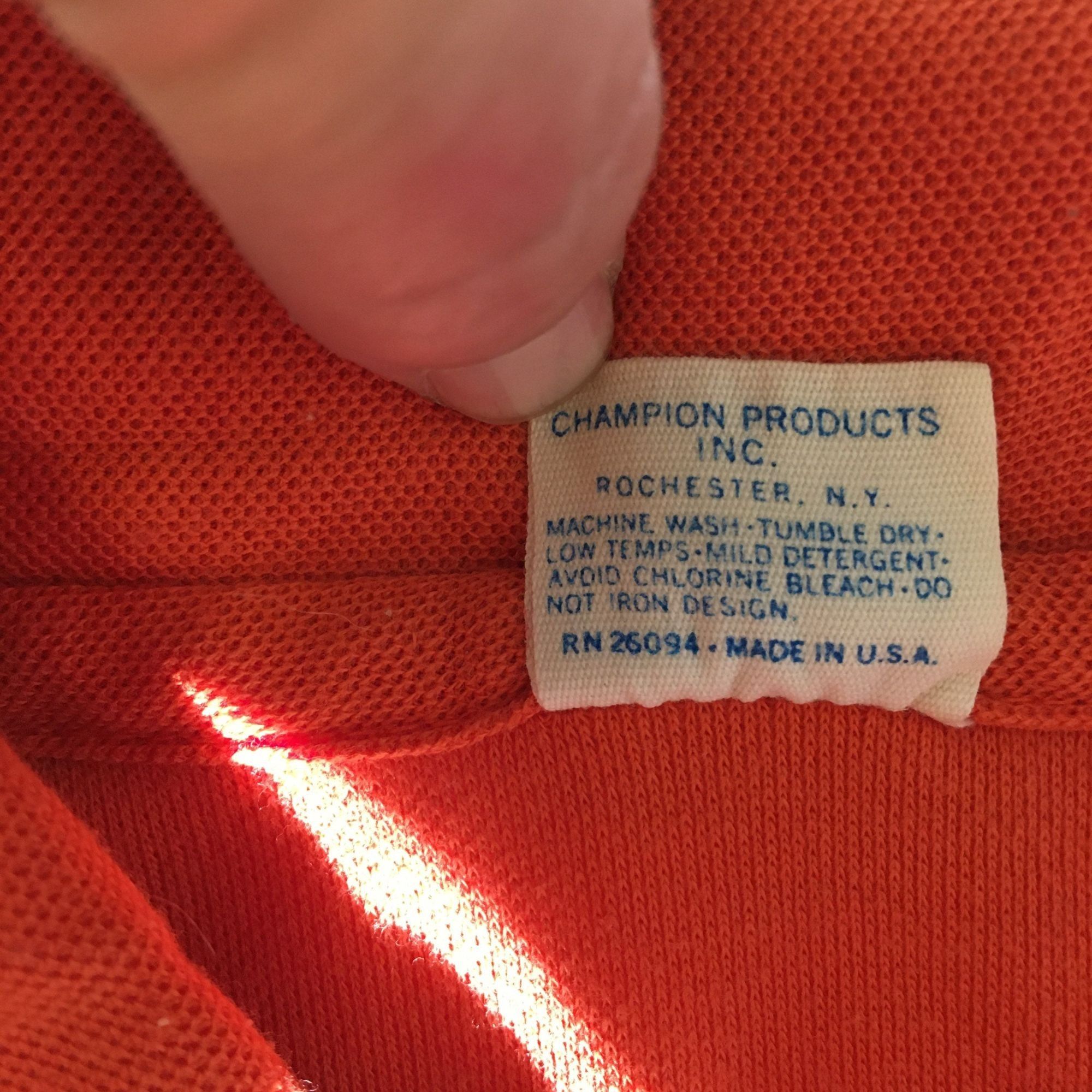 Champion Vtg Champion USA Made Mount Dora HURRICANES Football Polo Size US M / EU 48-50 / 2 - 7 Thumbnail
