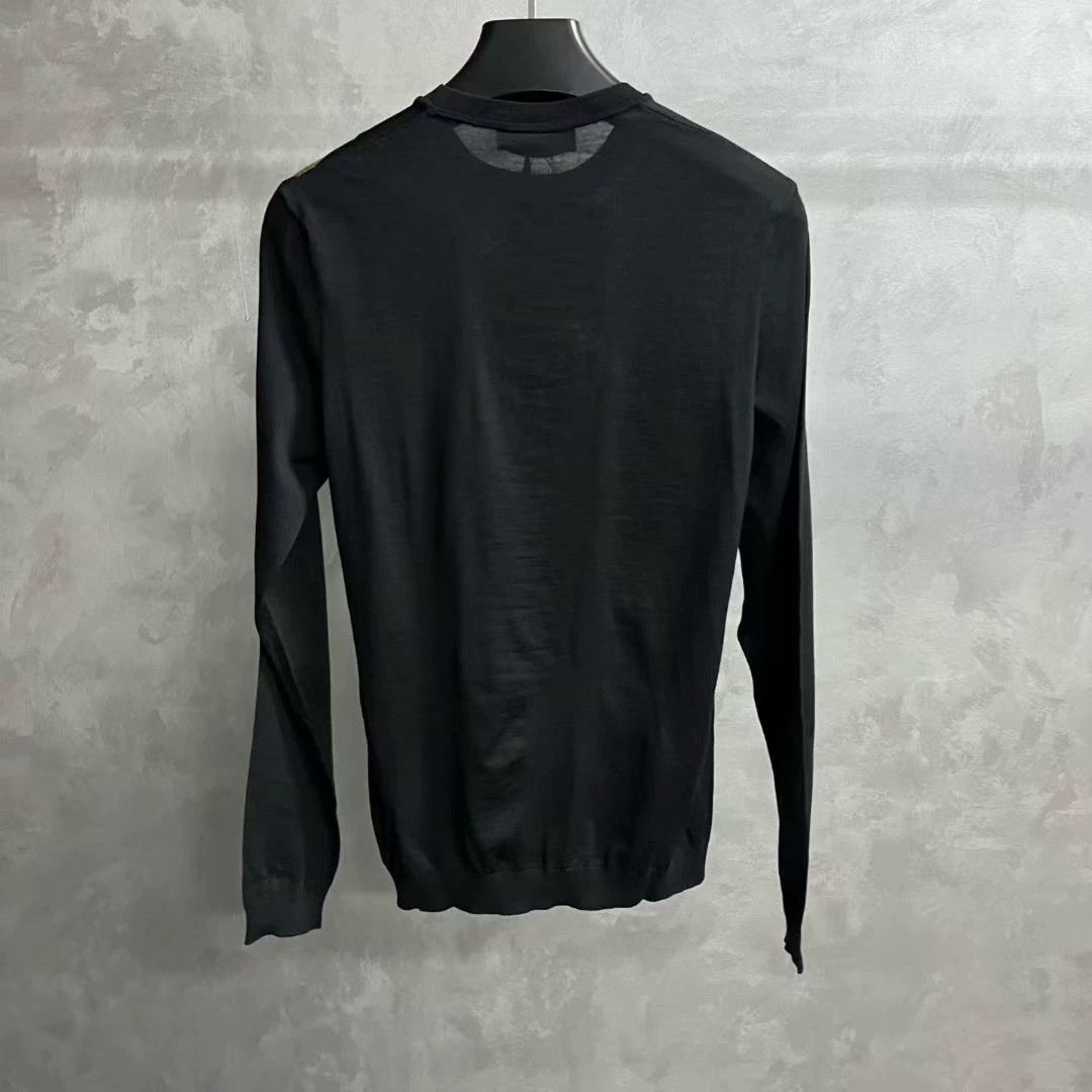 Fendi fendi black logo knit sweater size 46 Size US S / EU 44-46 / 1 - 2 Thumbnail