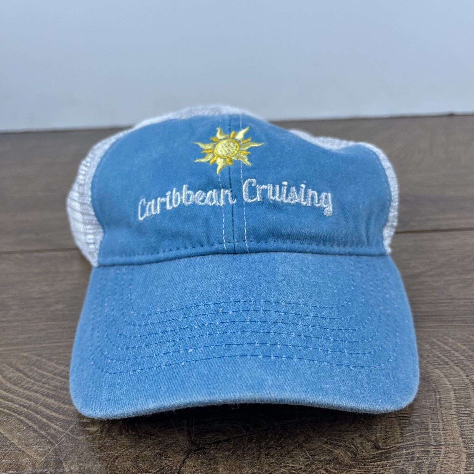 Other Caribbean Cruising Hat Snapback Hat Blue Hat Adjustable Blue Size ONE SIZE - 3 Thumbnail