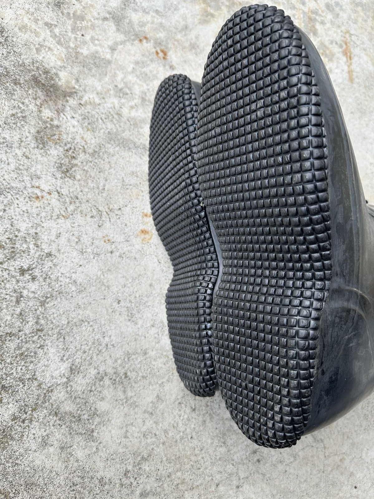 Bata 1980s German Rubber Bunny Snow Tractor Yeezy Overboot Size US 11.5 / EU 44-45 - 4 Thumbnail