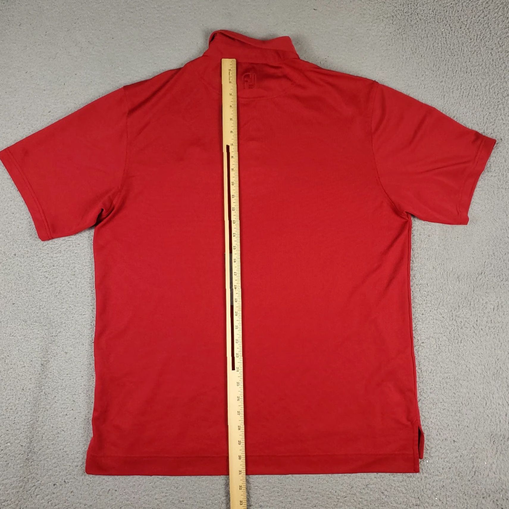 Footjoy FJ Polo Shirt Mens Size L Red Golf Casual Short Sleeve Shirt Mens Red FJ Polo Size US L / EU 52-54 / 3 - 5 Thumbnail