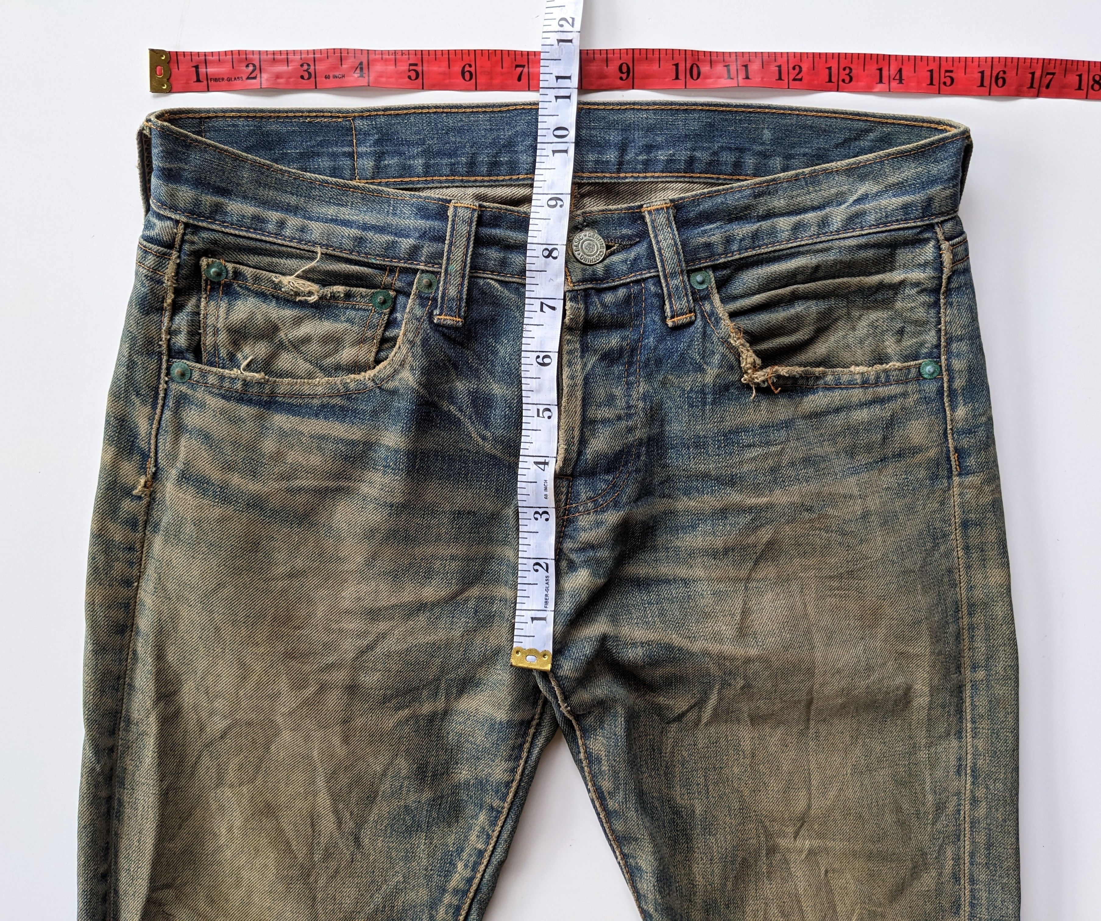Denime Denime rusty distressed selvedge jeans Size US 31 - 10 Thumbnail
