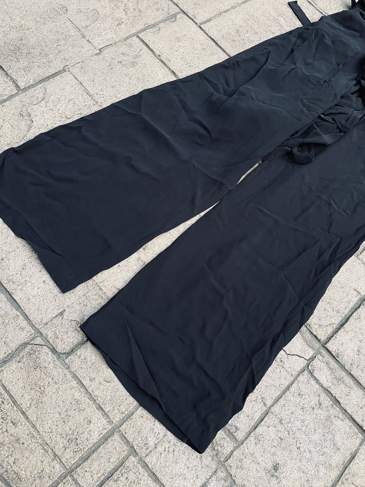 Ann Demeulemeester Ann Demeulemeester Silk Bondage Pants Size US 38 / EU 54 - 12 Thumbnail