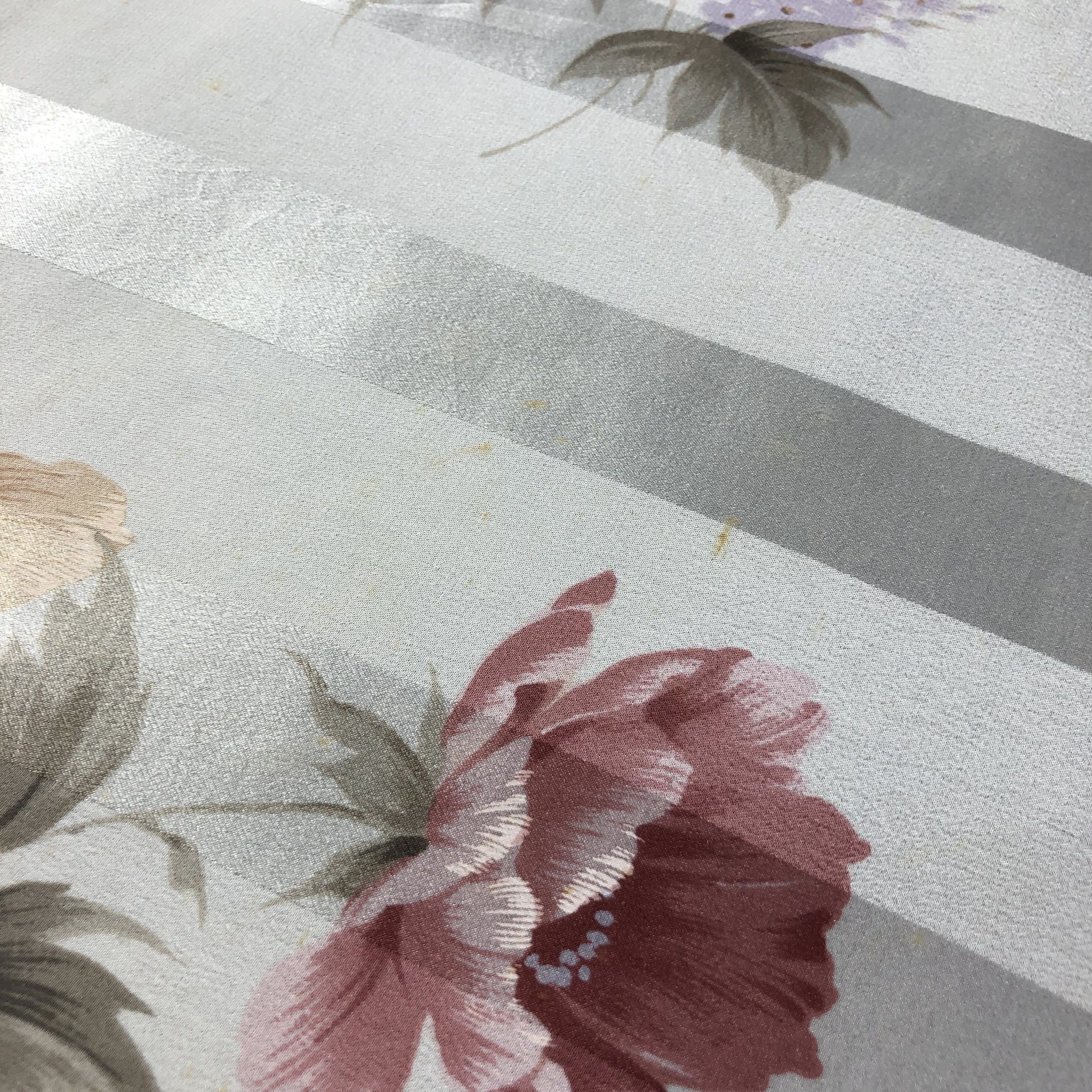 Mila Schon Mila Schon Floral Hand Rolled Silk Scarf M675 Size ONE SIZE - 8 Thumbnail