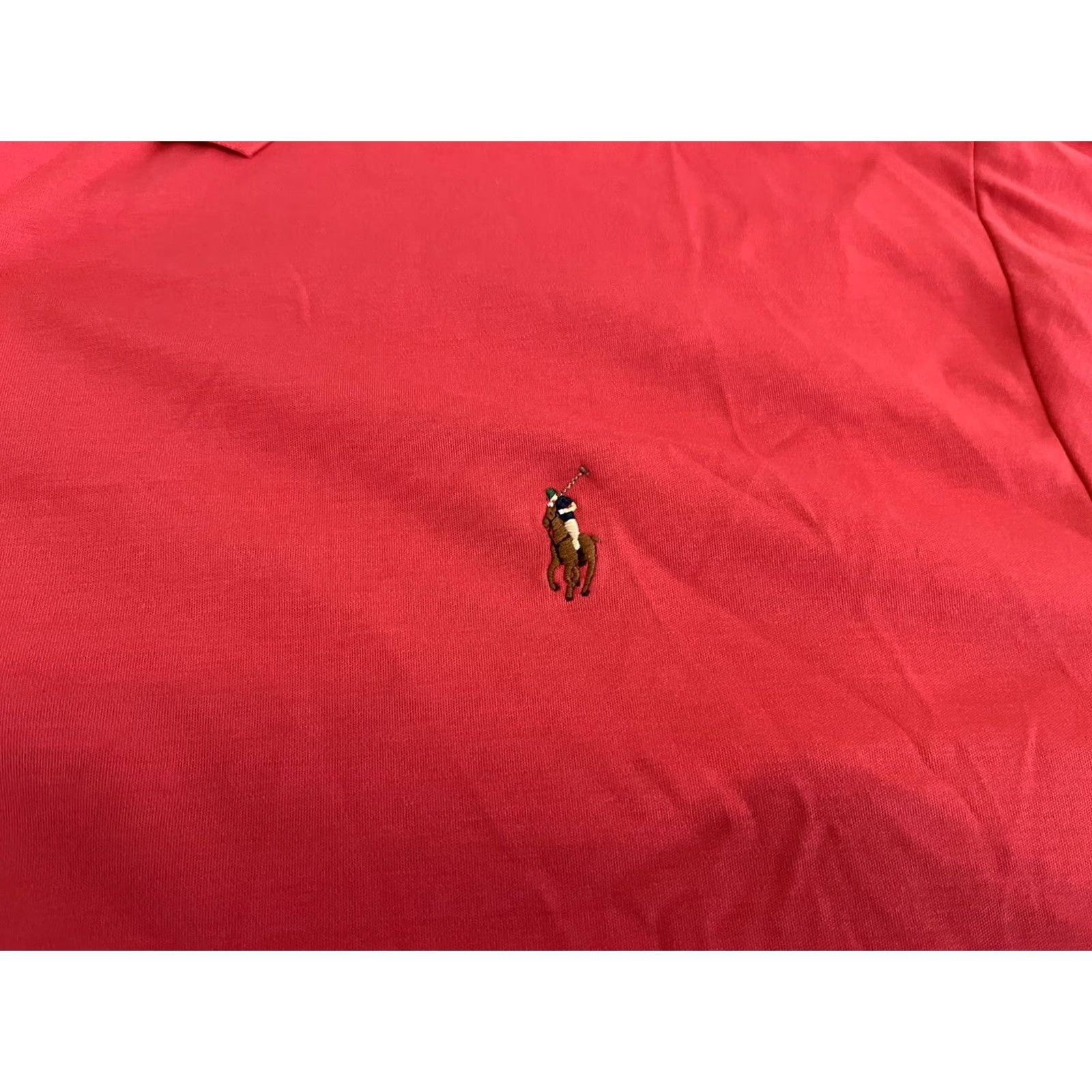 Polo Ralph Lauren Polo Ralph Lauren Polo Shirt Mens 3XB Pink Big 3X Short Sleeve Cotton Polo Shirt Pink Mens 3XB Polo Ralph Lauren Size US XXL / EU 58 / 5 - 2 Thumbnail