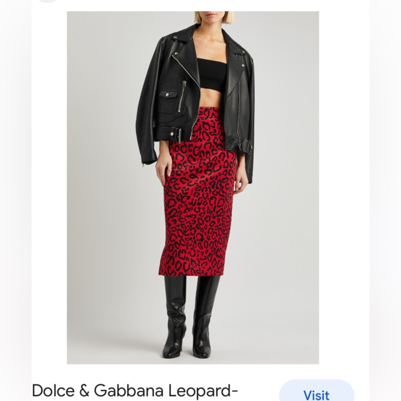 Vintage 80’s Disegni abstract print red and black silk skirt Size 26" / US 2 / IT 38 - 10 Thumbnail