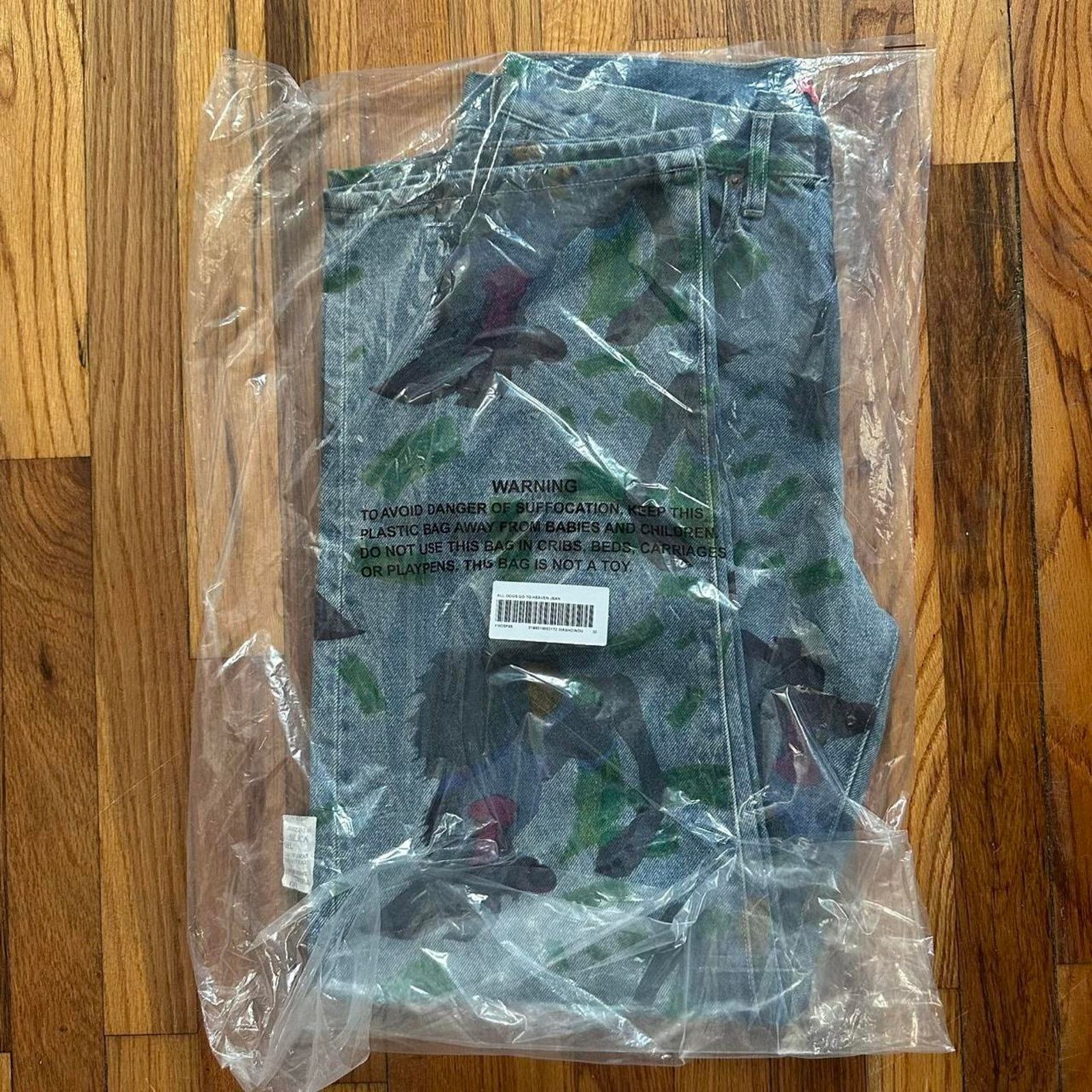 Supreme SUPREME FW 25 All Dogs Go To Heaven Jeans Deadstock size 32 Size US 32 / EU 48 - 5 Thumbnail