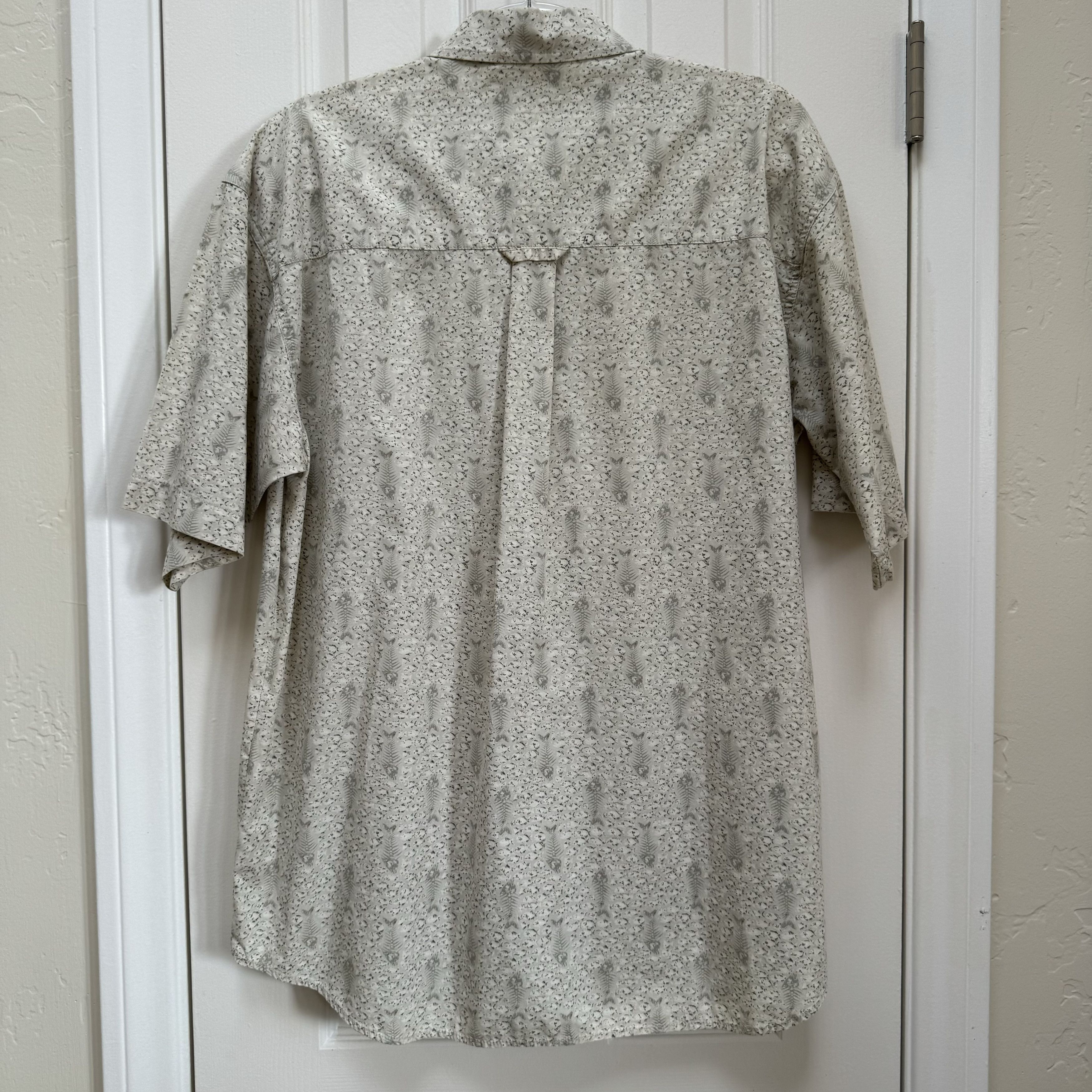 Columbia Vintage Columbia 2001 Button-Down Fish Skeleton Shirt Size US M / EU 48-50 / 2 - 7 Thumbnail